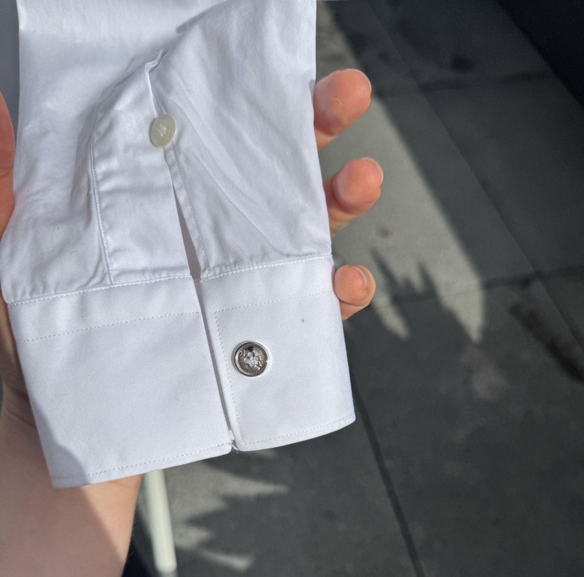 Givenchy Givenchy White Cotton Shirt Size US S / EU 44-46 / 1 - 5 Thumbnail