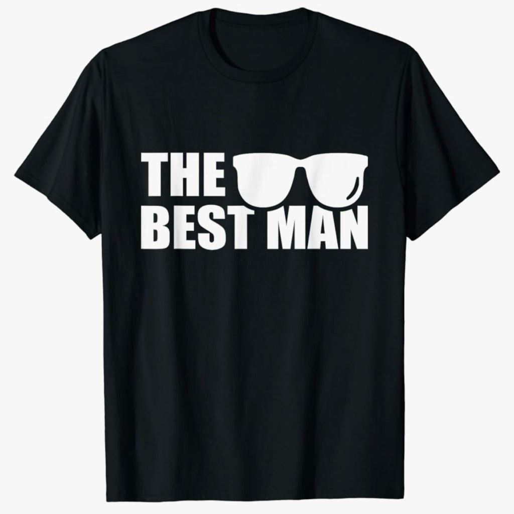 Other Port & Company (Amazon) Best Man Stag Party Black Graphic T- Size US L / EU 52-54 / 3 - 1 Thumbnail