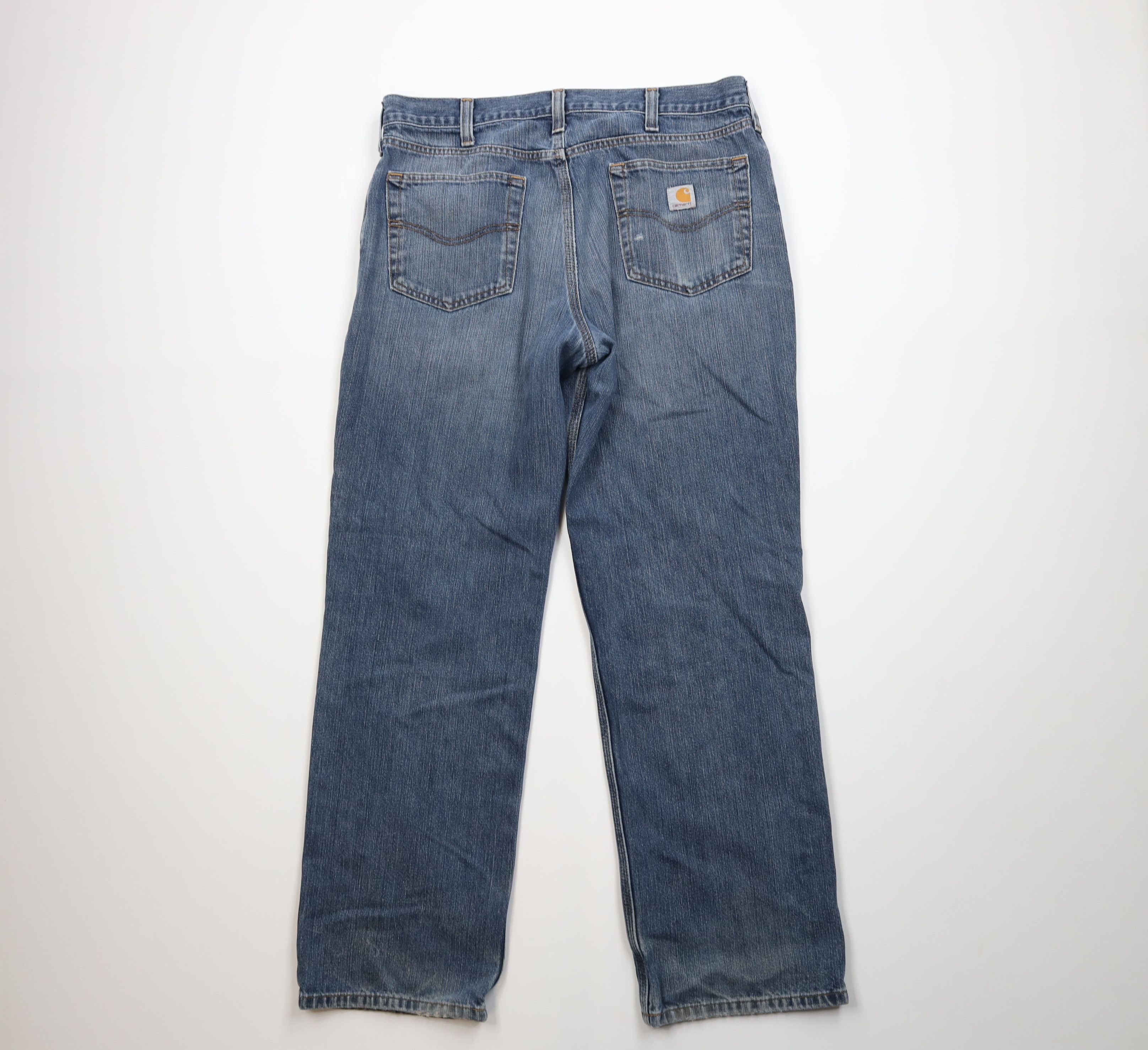 Carhartt Vintage Y2K Carhartt Relaxed Fit Wide Leg Denim Jeans Blue Size US 36 / EU 52 - 10 Thumbnail