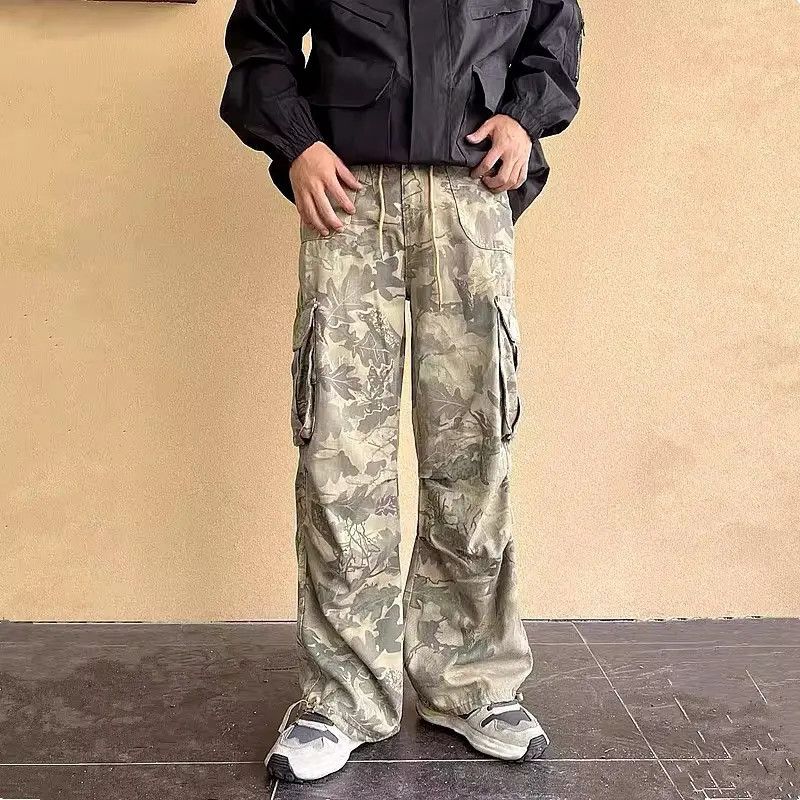 Japanese Brand Streetwear y2k Baggy Cargo Camouflage Pants Size US 32 / EU 48 - 2 Thumbnail