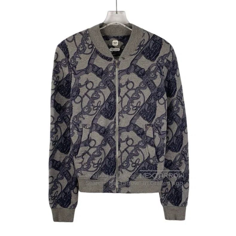 Hermes Hermes Color-block buckle print cotton zipper long-sleeved Size XS / US 0-2 / IT 36-38 - 1 Thumbnail