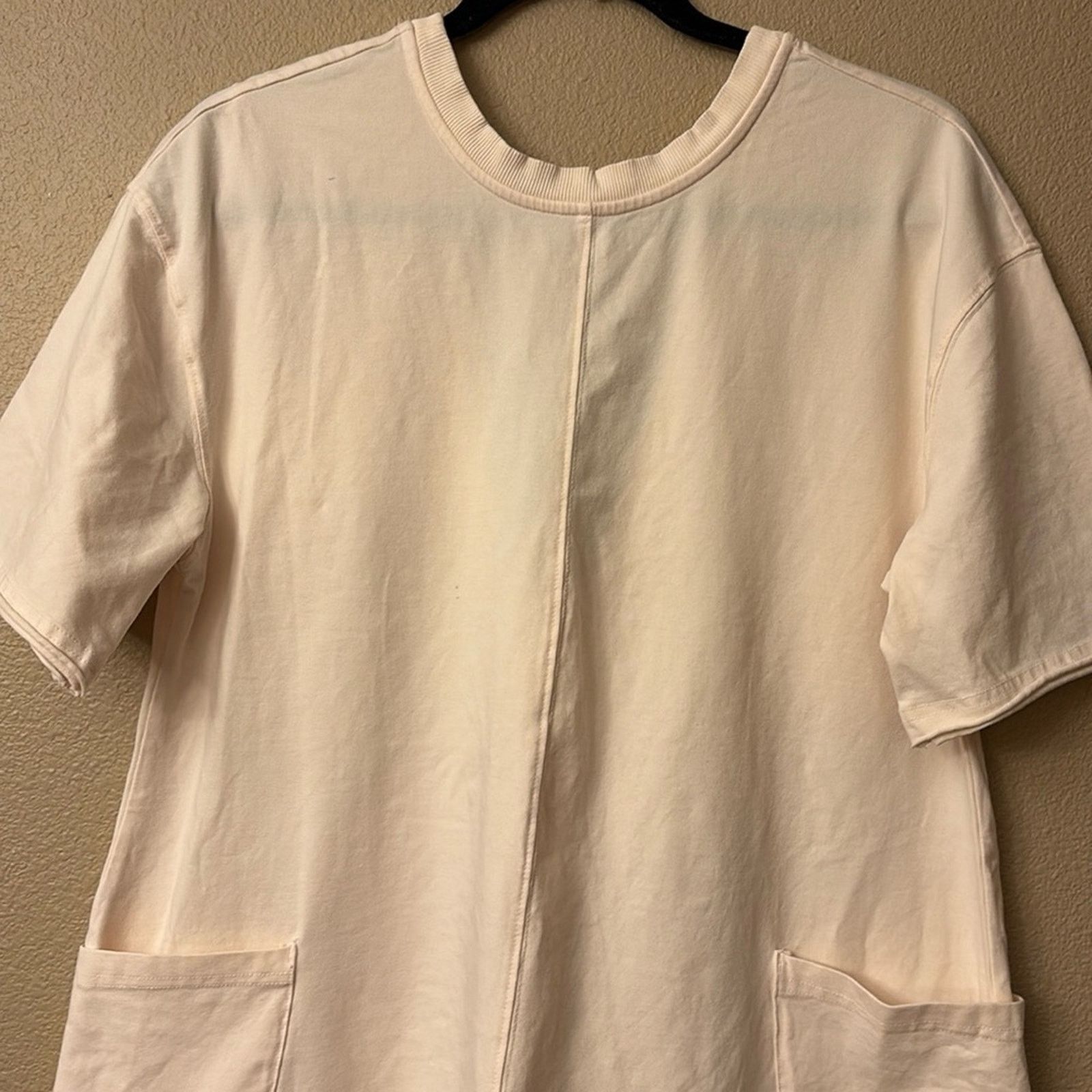 Free People NEW FREE PEOPLE MOVEMENT Hot Shot Tee Romper Shorts XS Ivory Size 26" / US 2 / IT 38 - 5 Thumbnail