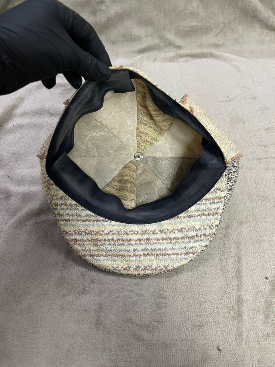 Japanese Brand Vintage Seijitstudio Patcwork Newsboy Hats Size ONE SIZE - 7 Thumbnail