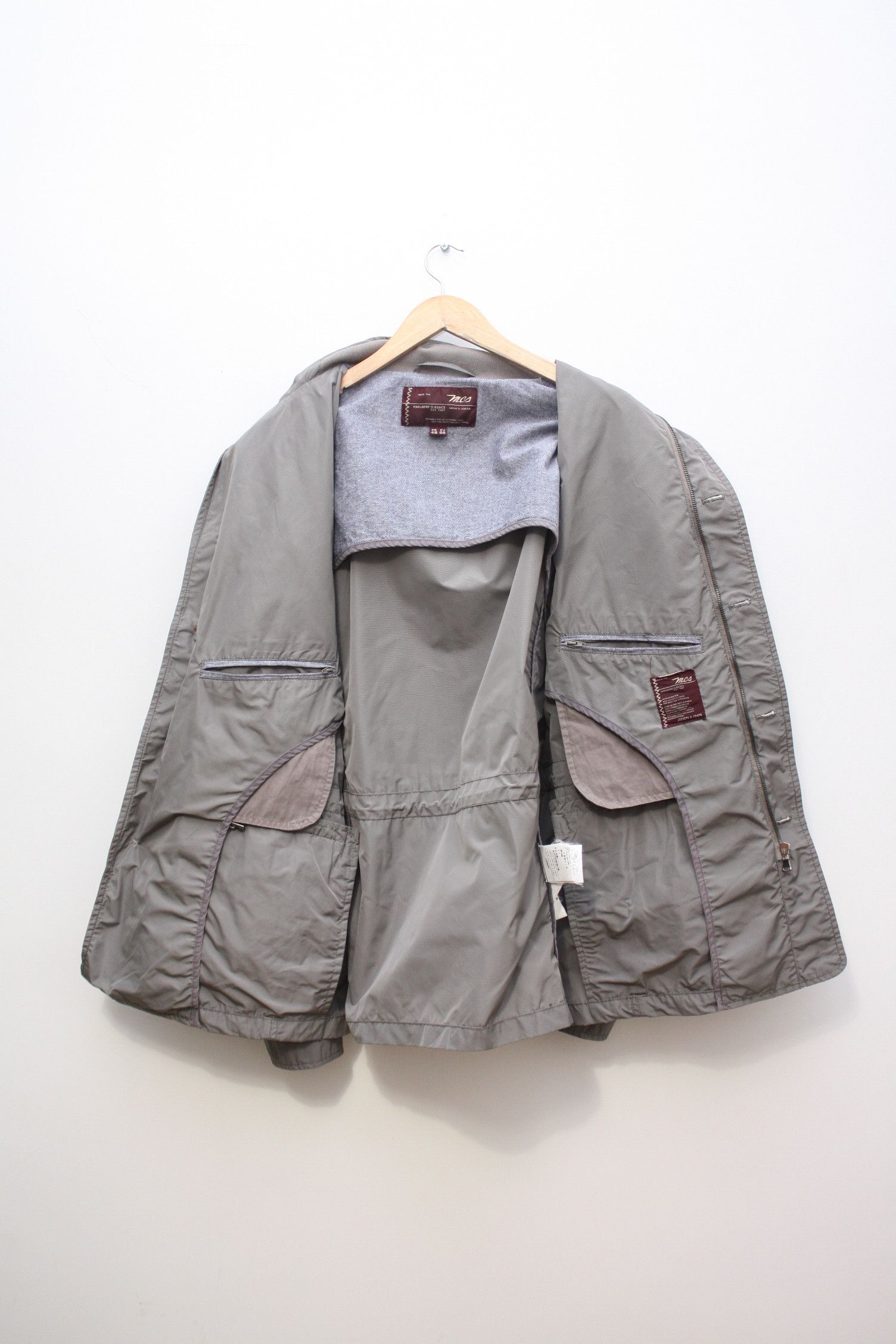 Marlboro Classics Marlboro Classics Grey Nylon Lightweight Jacket Men's 56 Size US XL / EU 56 / 4 - 5 Thumbnail