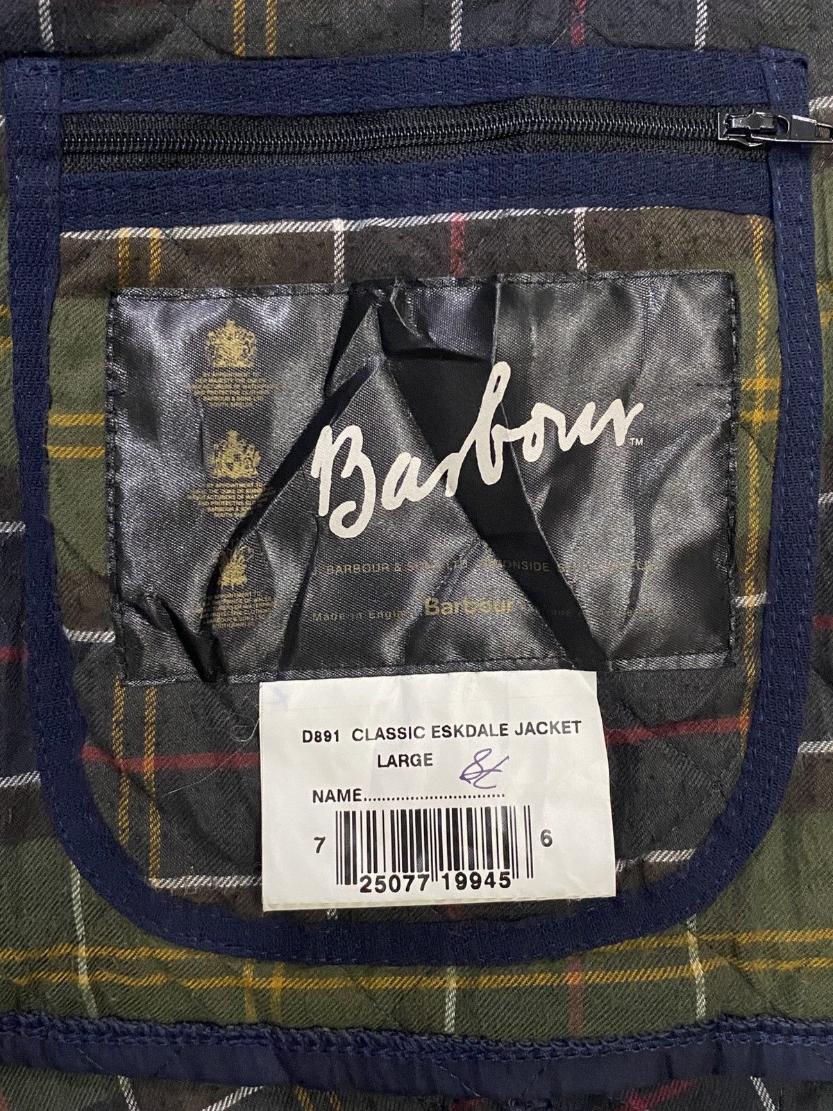 Barbour Barbour Heritage Liddesdale Quilted Snap Button Jacket Size US L / EU 52-54 / 3 - 11 Thumbnail