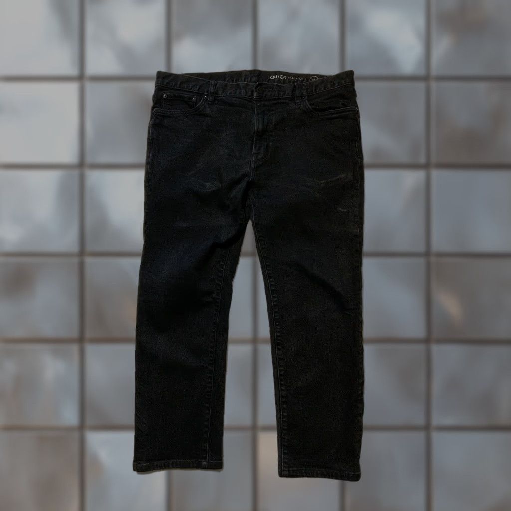 Outerknown VINTAGE Outerknown Ambassador Organic Cotton S.E.A Black Straight Relaxed Denim Jeans 36 Size US 36 / EU 52 - 1 Thumbnail