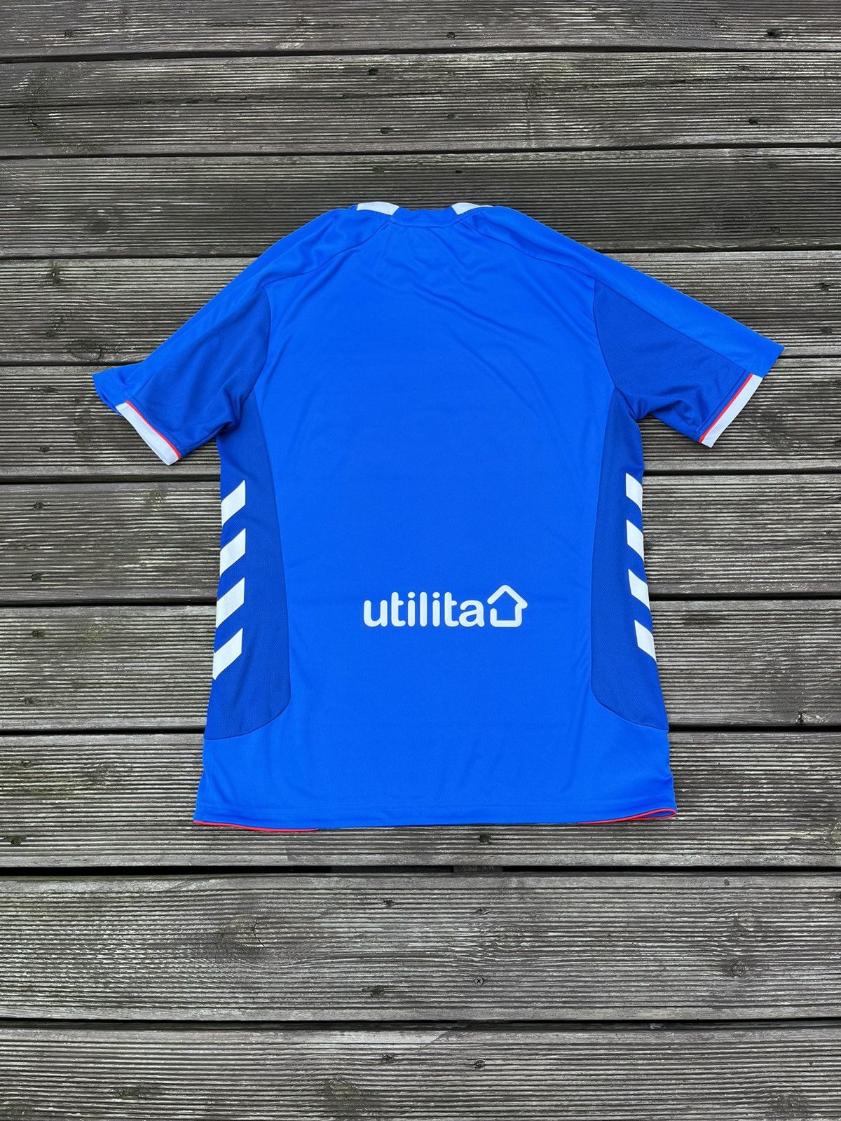 Hummel Glasgow Rangers 2019 2020 Home Football Jersey Blue L Size US L / EU 52-54 / 3 - 8 Thumbnail