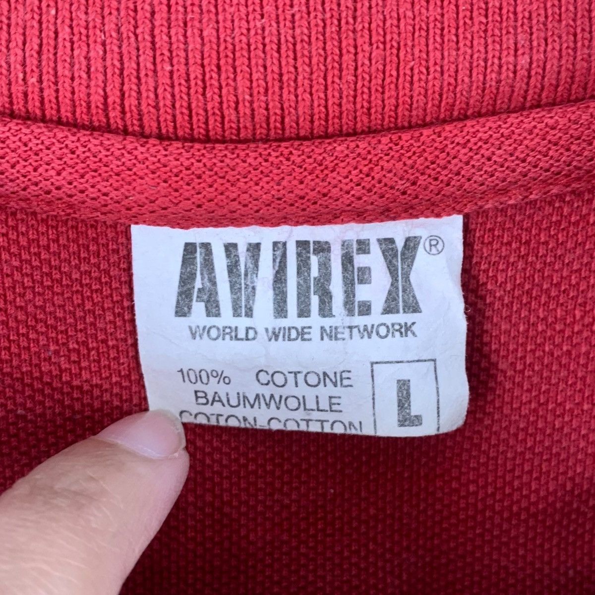 Avirex AVIREX AVIATOR SUPPLY Aero Rodeo Club Polo Tee Shirt Size L / US 10 / IT 46 - 6 Thumbnail
