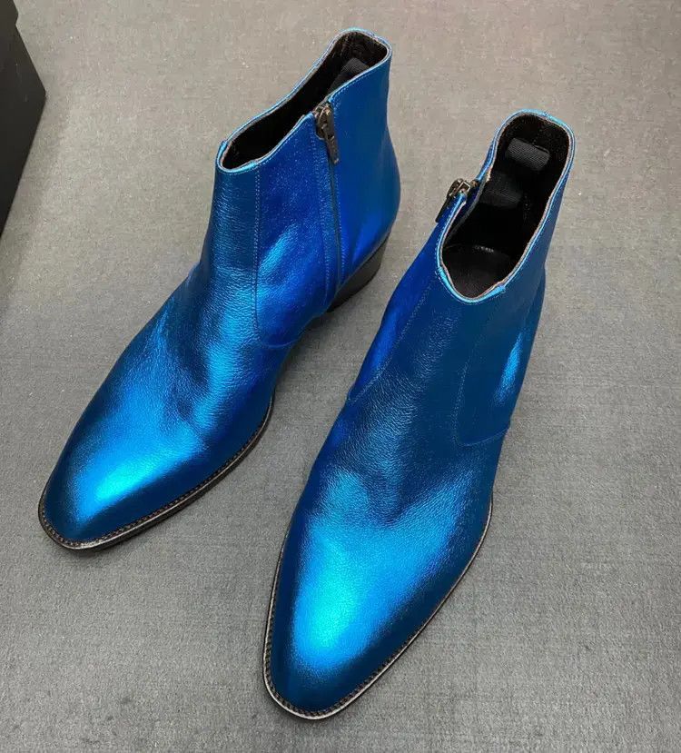 Saint Laurent Paris Saint Laurent Paris Metal Boots Size US 10 / EU 43 - 3 Thumbnail