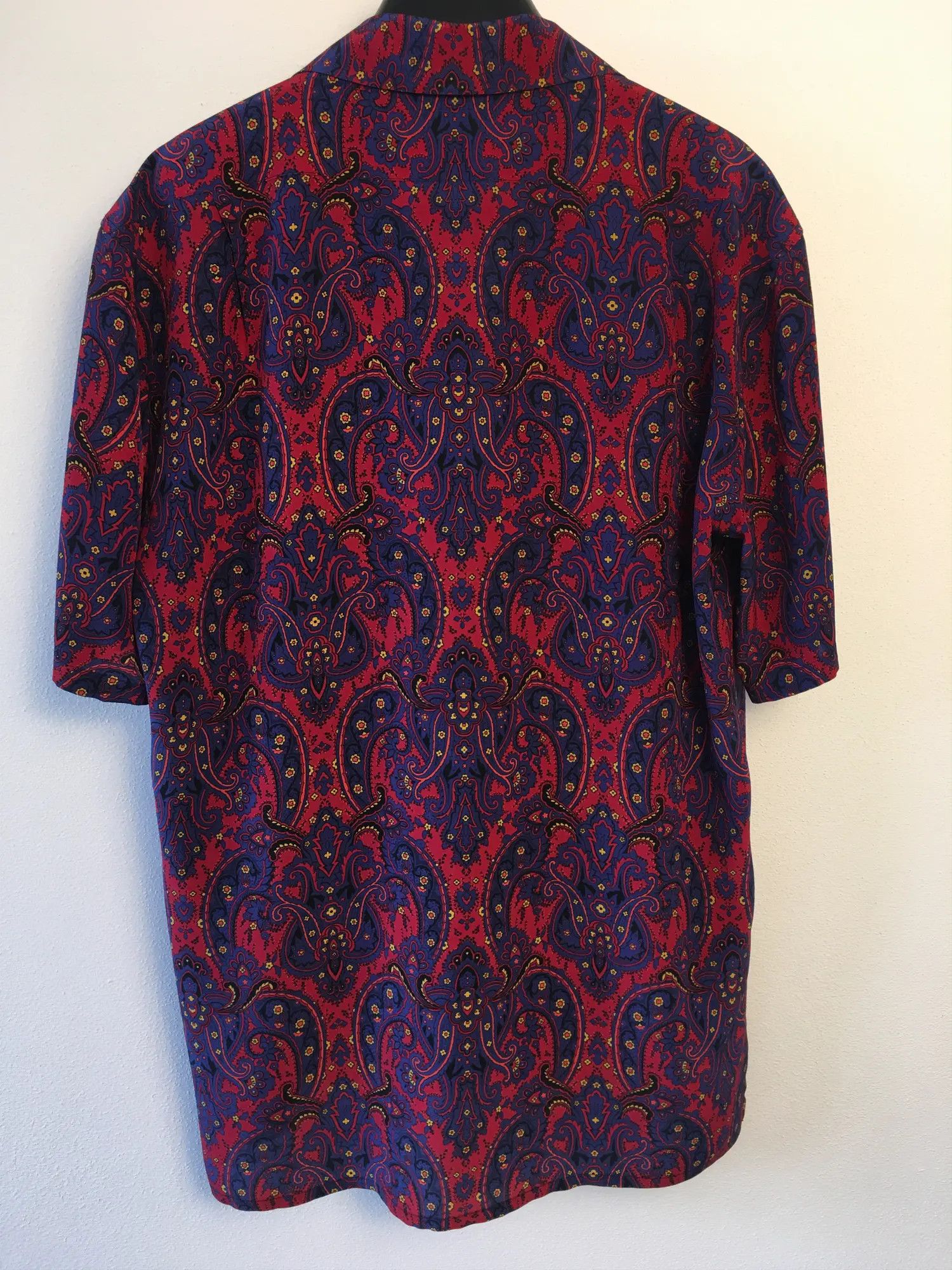 Saint Laurent Paris SS'22 Shirt Printed Paisley in Silk Size US S / EU 44-46 / 1 - 2 Thumbnail