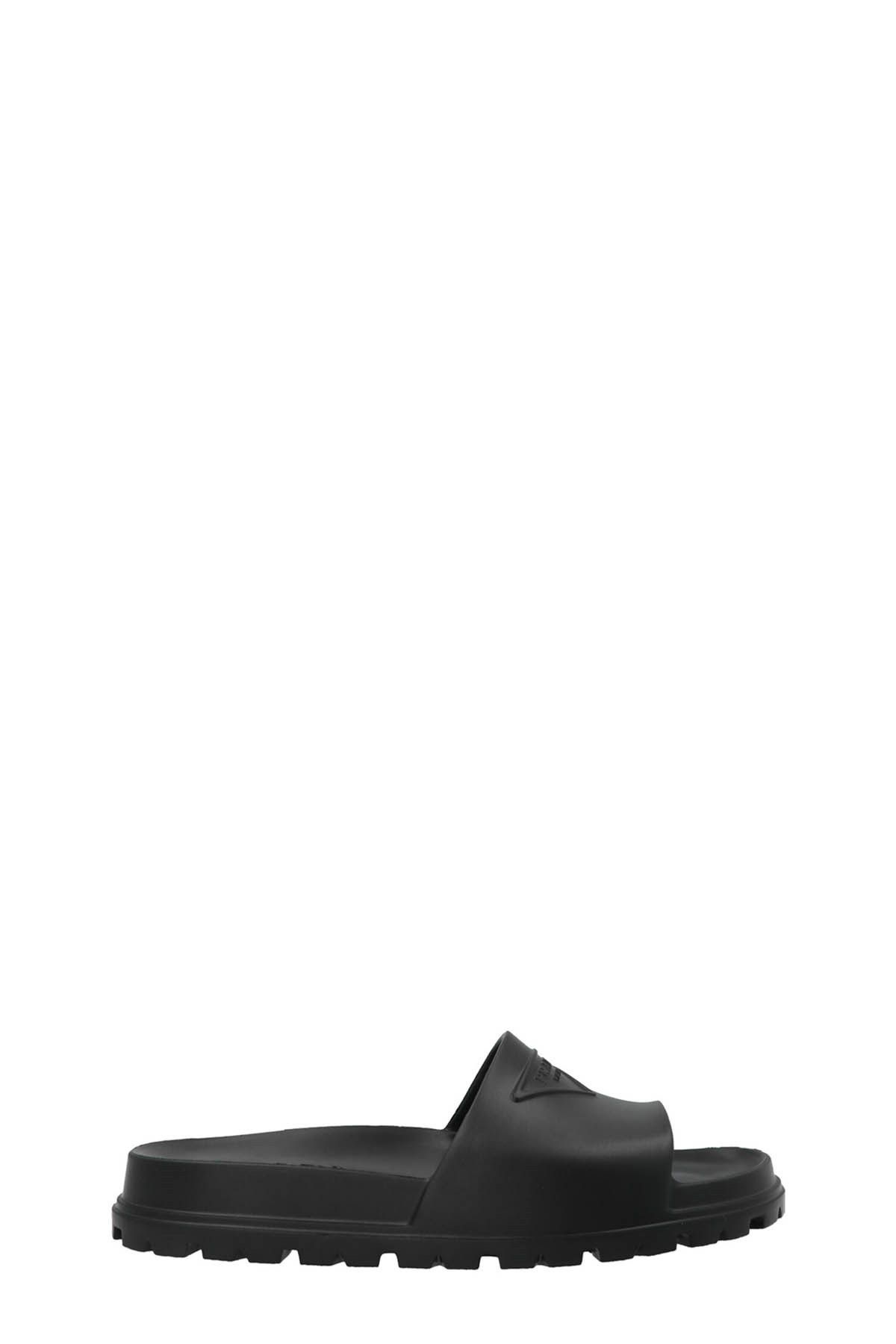 image of Prada 'soft’ Slides in Black, Men's (Size 5)