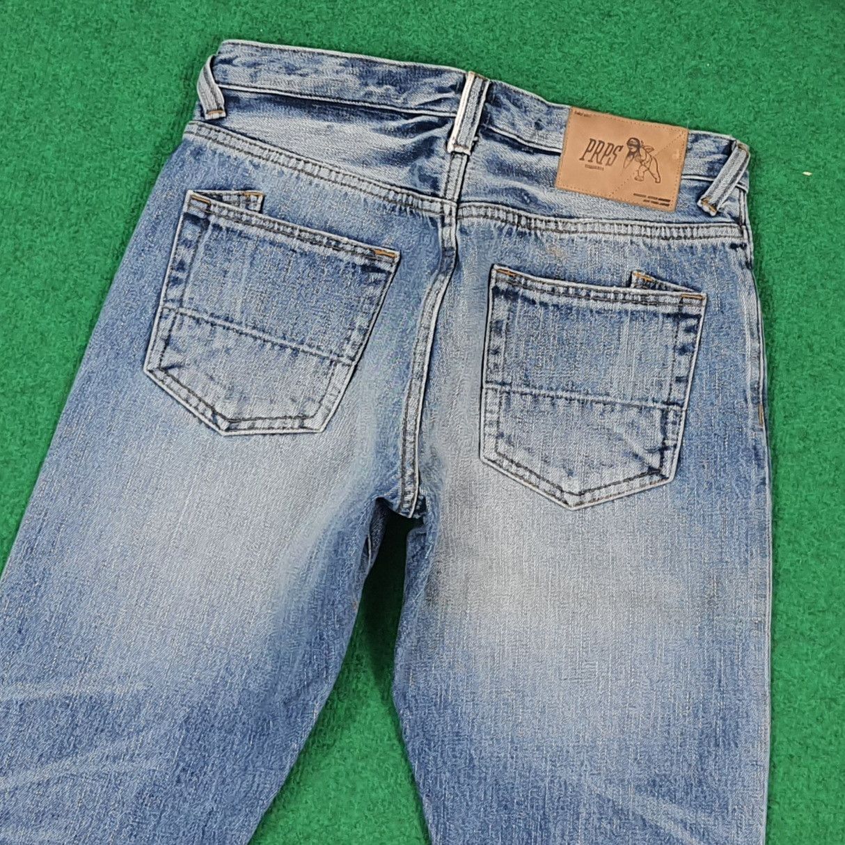Prps Vintage PRPS Selvedge Camo Pocket Distressed Jeans C297N16 Size US 31 - 2 Thumbnail