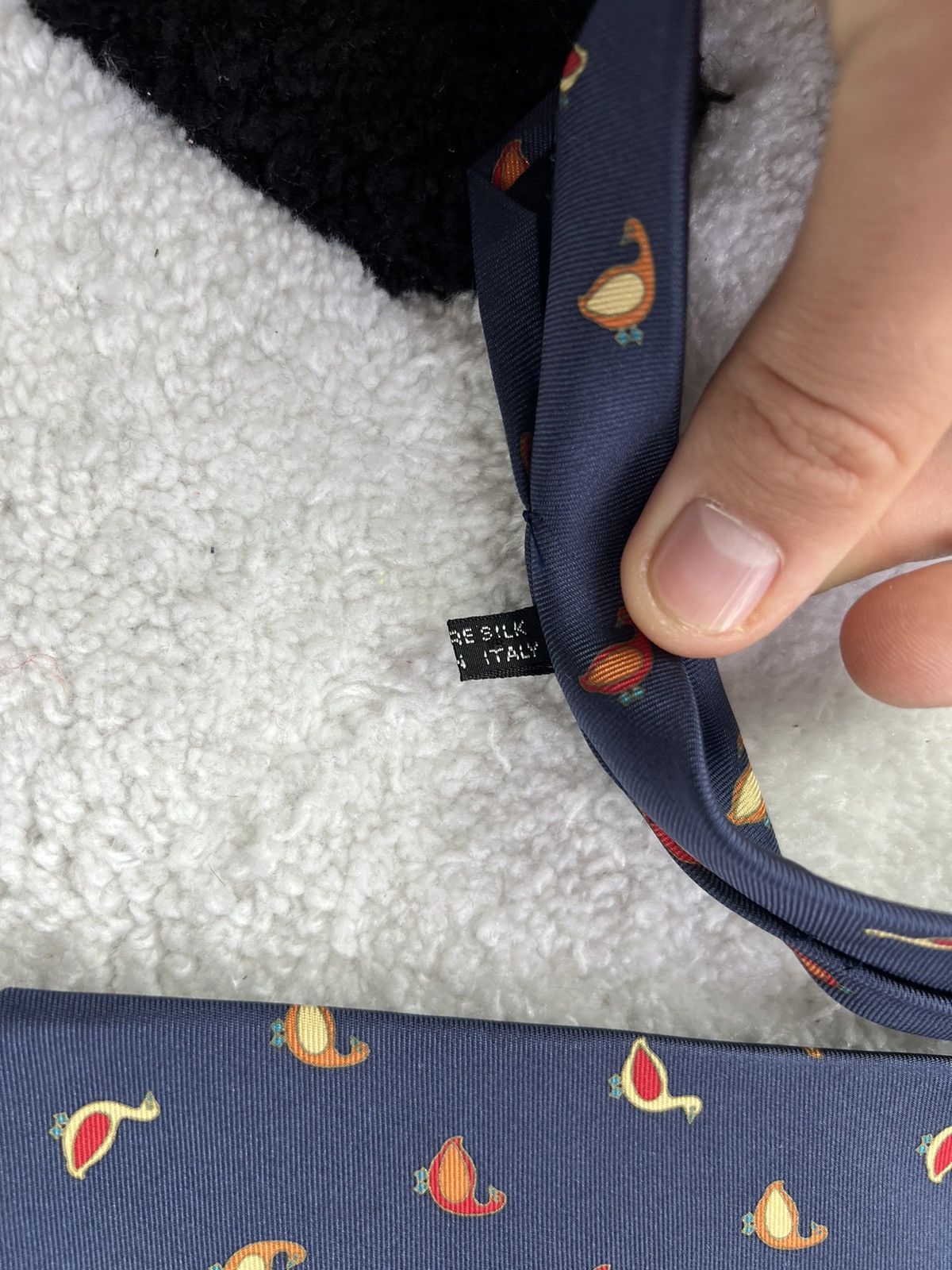 Stefano Ricci Vintage Stefano Ricci Italy Silk Luxury Duck Tie Size ONE SIZE - 6 Thumbnail