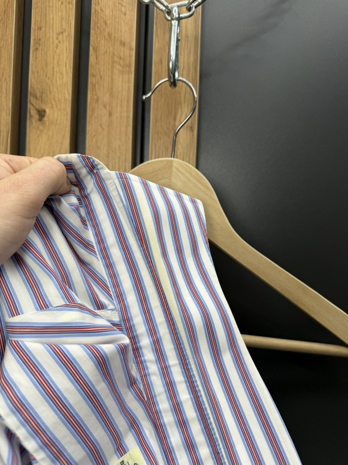 Luigi Borrelli Luigi Borrelli Napoli Striped Cotton Shirt Men’s Size US L / EU 52-54 / 3 - 15 Thumbnail