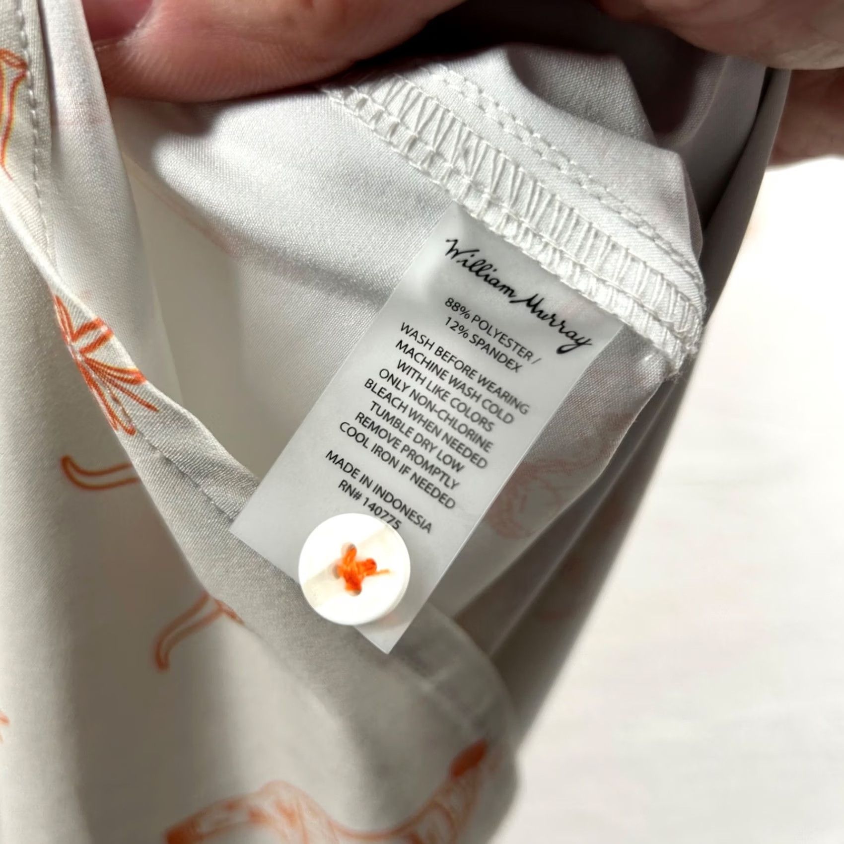 Vintage William Murray Shirt Mens XL Performance Camp Texas Longhorn Tito's Vodka Austin Shirt Button-Up Short Sleeve Gray Texas Golf Men XL Size US XL / EU 56 / 4 - 5 Thumbnail