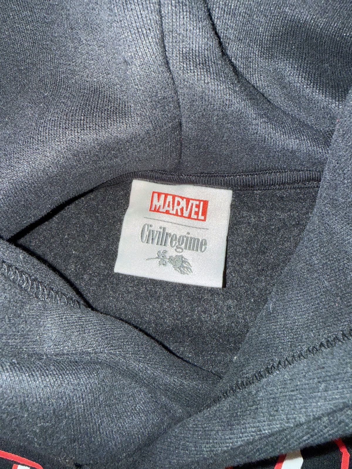 Civil Regime × Marvel Comics Civil Regime Spider-Man black hoodie size MD Size US M / EU 48-50 / 2 - 4 Thumbnail