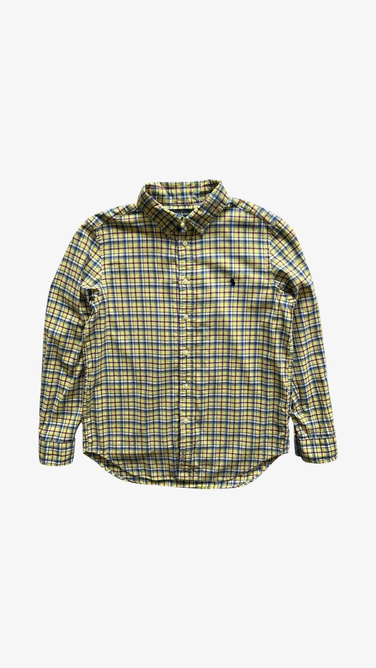 Ralph Lauren Vintage Y2K Women's Ralph Lauren Yellow & Blue Striped Shirt Size M / US 6-8 / IT 42-44 - 1 Thumbnail