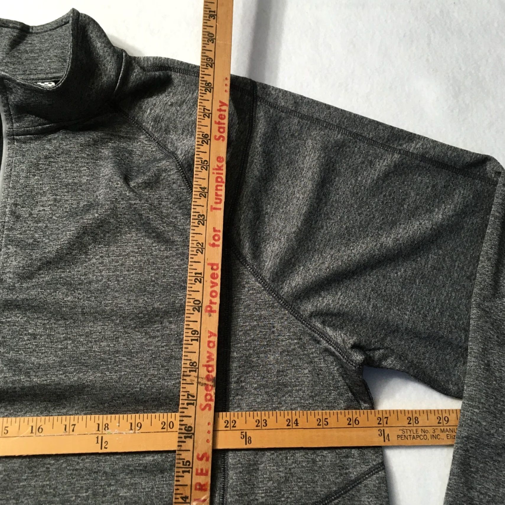 Vintage OGIO Sweatshirt Mens 3XL Long Sleeve Zip 1/4 Gray Heathered Golf Outdoor Winter Fall Sports USA Size US XXL / EU 58 / 5 - 4 Thumbnail