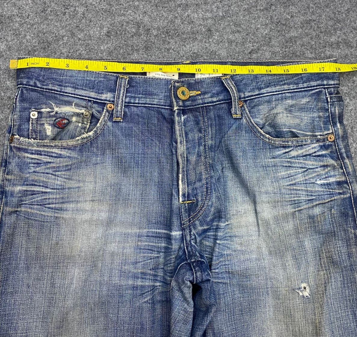 Energie 💥Best Offer💥Vintage Energie Distressed Denim Size US 36 / EU 52 - 4 Thumbnail
