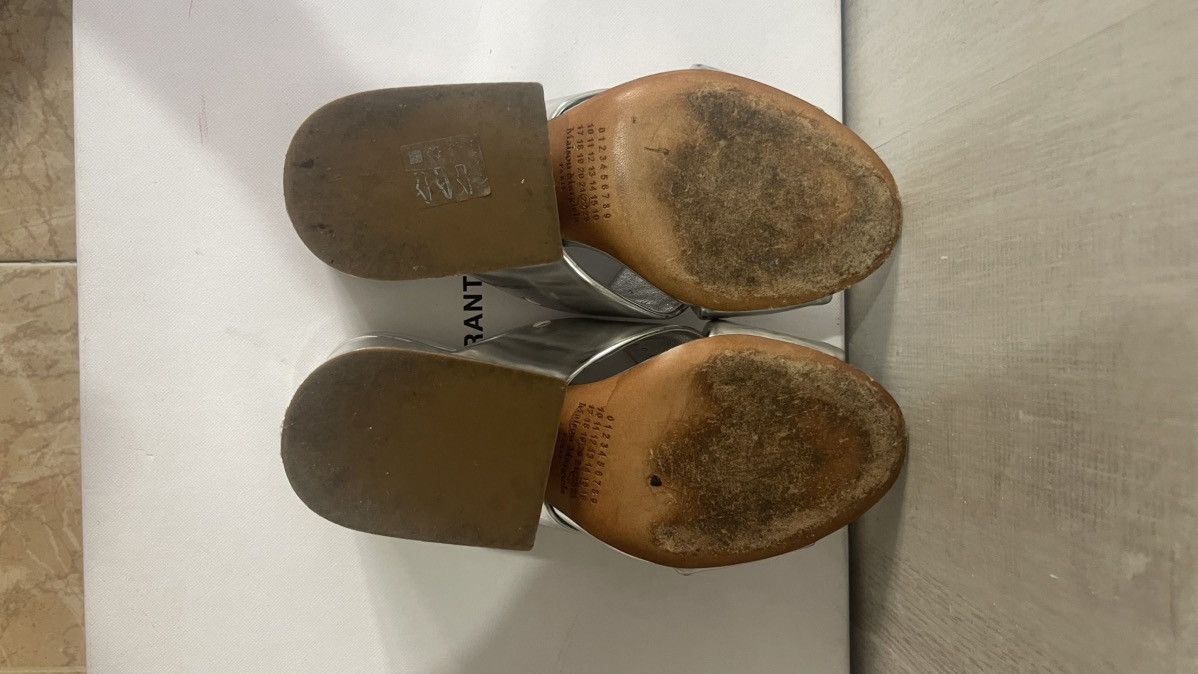Maison Margiela Maison margiela silver crossover heels Size US 7 / IT 37 - 4 Thumbnail
