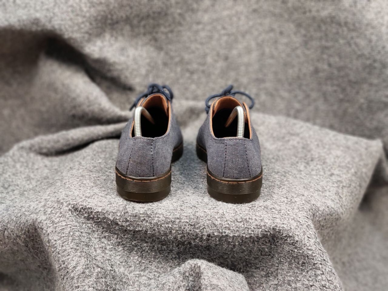 Dr. Martens Dr. Martens Delray Canvas Dark Classic Shoes Oxford Boots Size US 6.5 / EU 39-40 - 9 Thumbnail