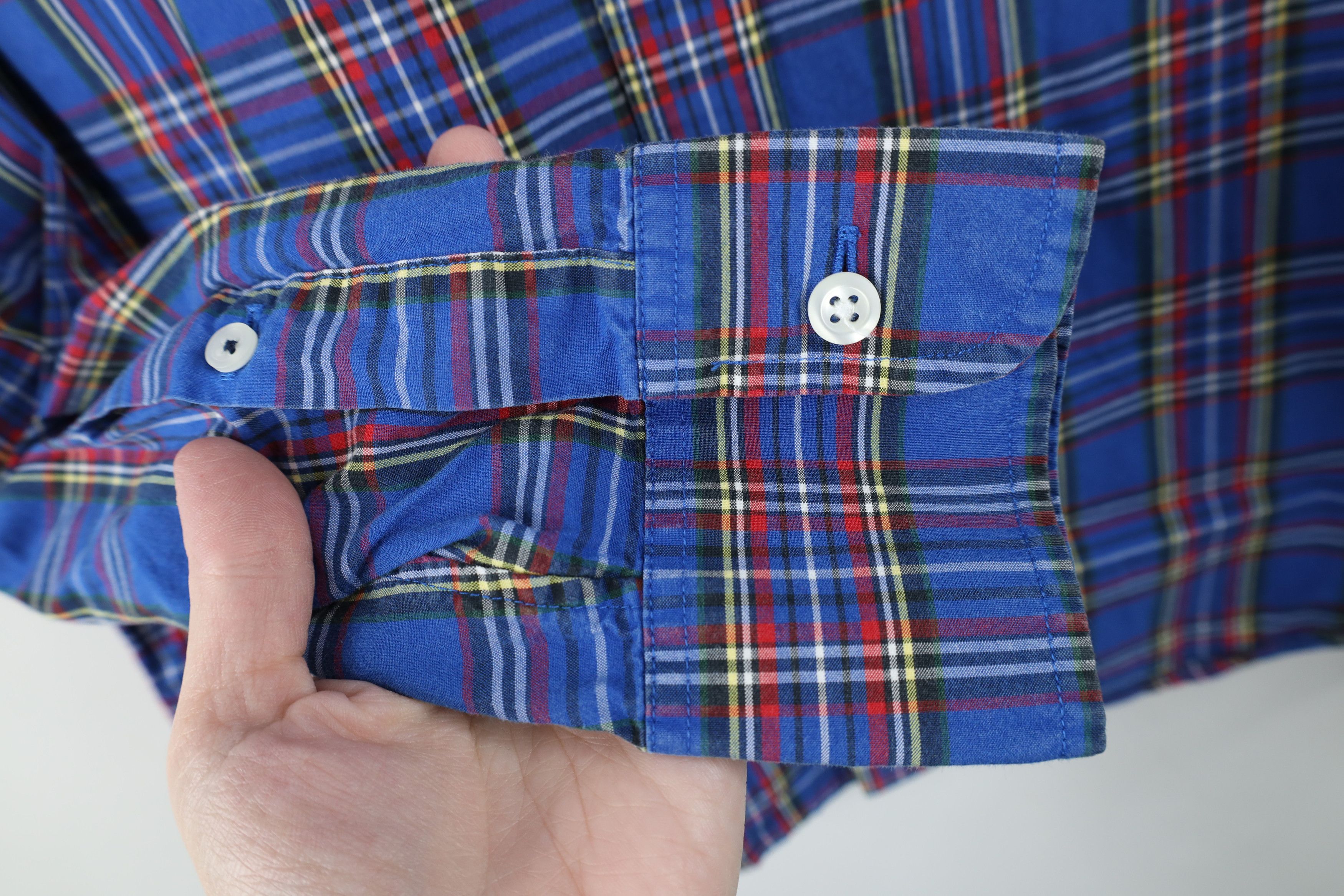 Bonobos Bonobos Fit Rainbow Plaid Collared Button Down Shirt Size US S / EU 44-46 / 1 - 7 Thumbnail