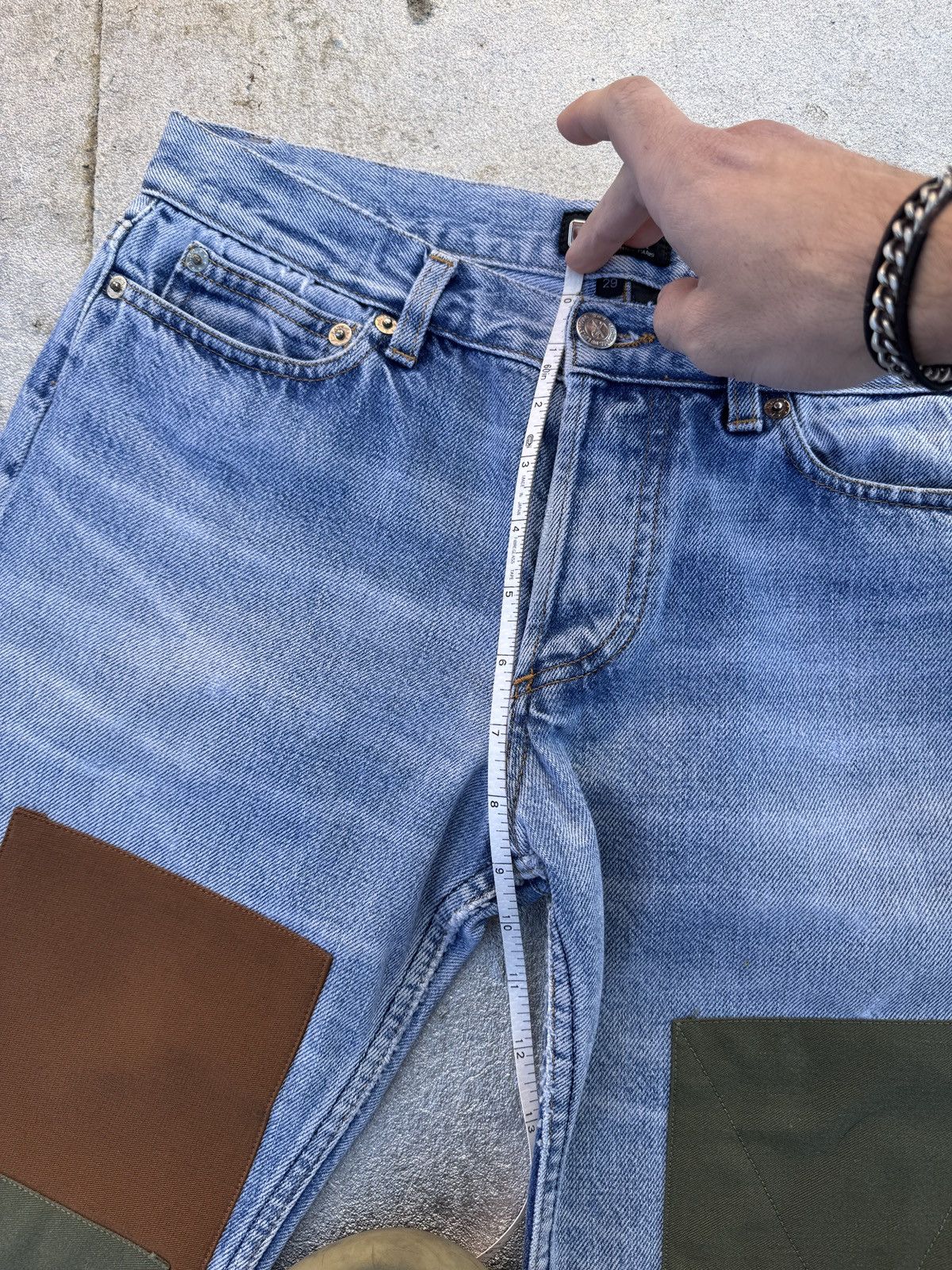 A.P.C. 1 of 1 APC Low Rise Patchwork Repaired Jeans Size US 29 - 12 Thumbnail