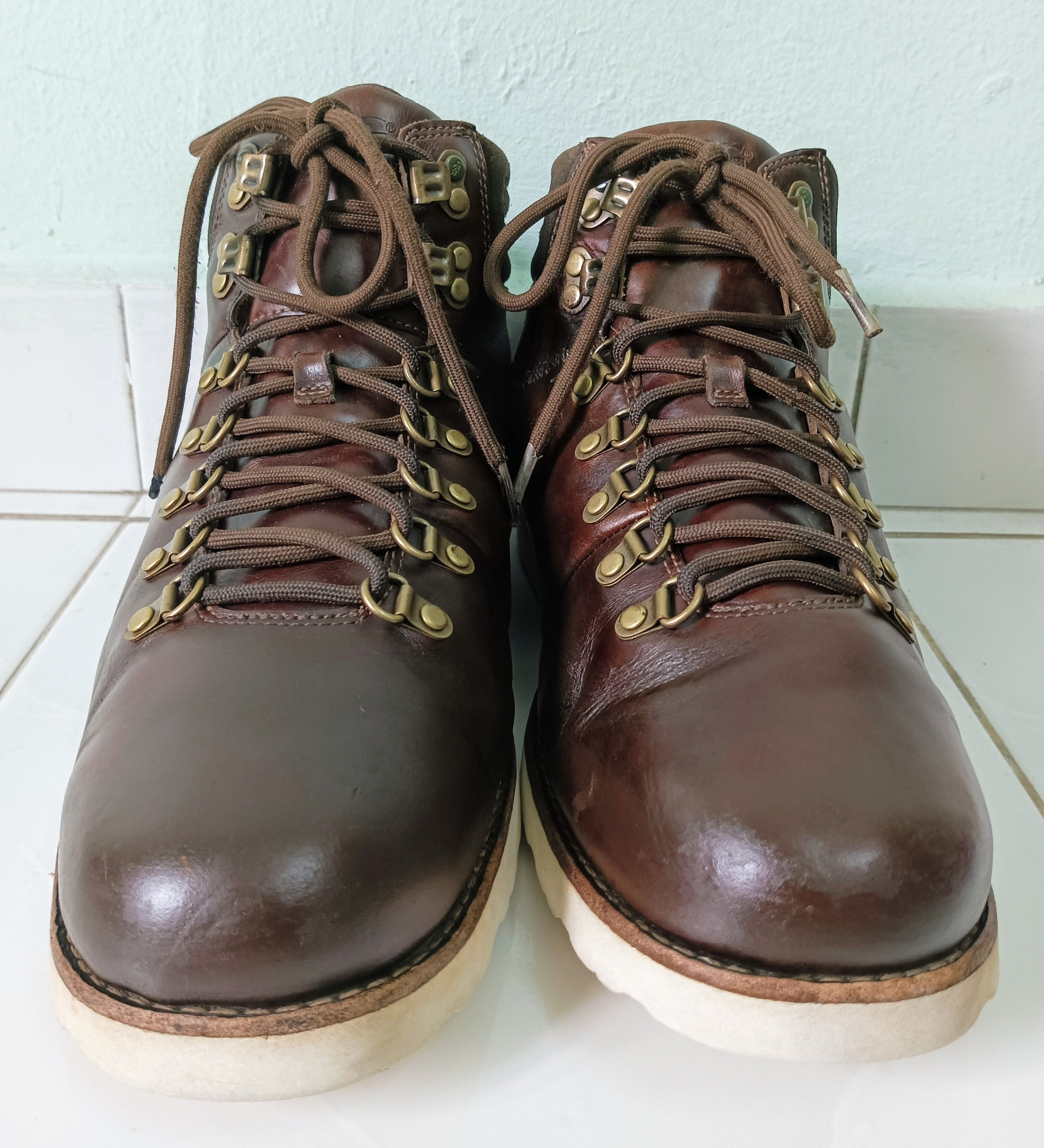 Ugg × Vibram UGG Capulin Mens Leather Waterproof Boots S/N 3238 Size US 10 / EU 43 - 3 Thumbnail