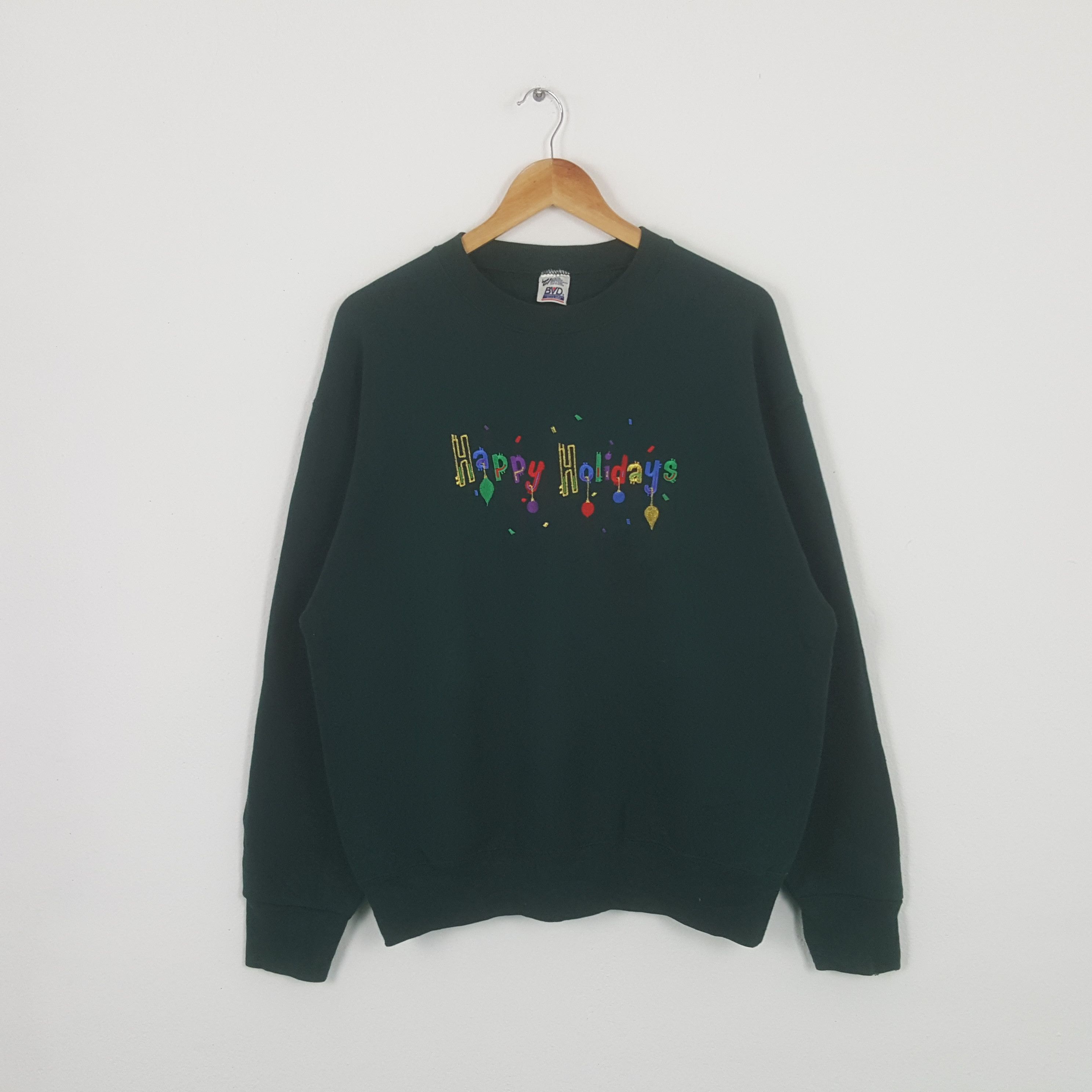 Vintage Happy Holidays American Streetwear Sweatshirt