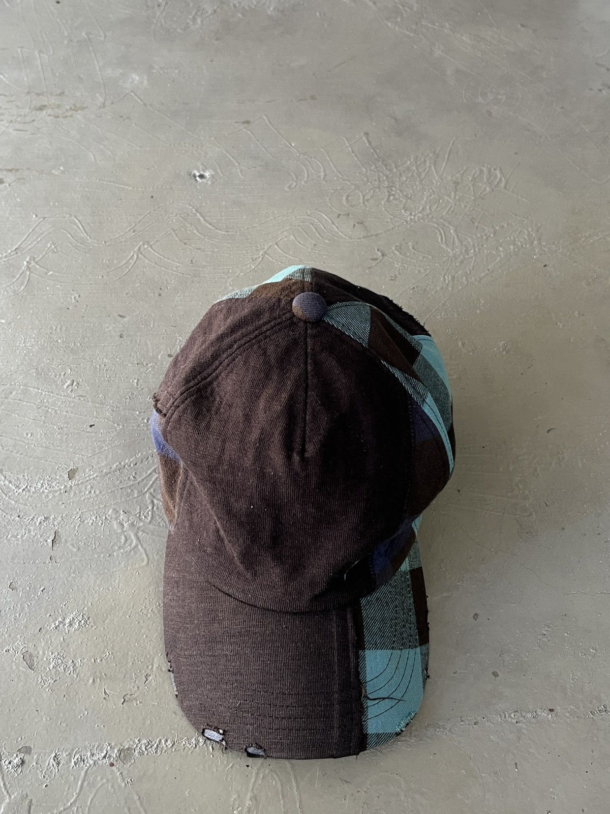 Hysteric Glamour RARE MONTAGE PATCHWORK DISTRESSED CAP KAPITAL STYLE Size ONE SIZE - 4 Thumbnail