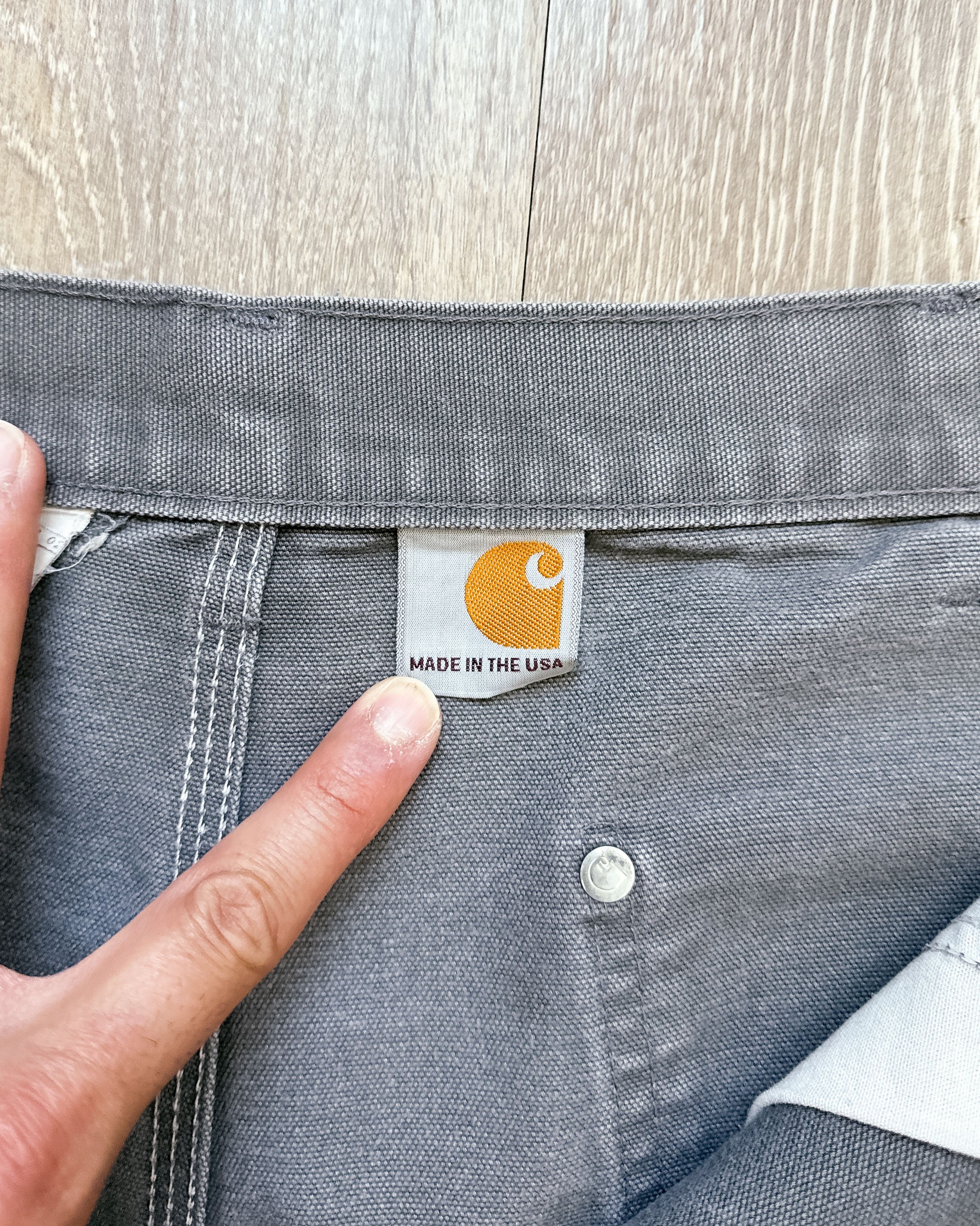Carhartt Vintage Carhartt Double Knee Carpenter Pants Gray Workwear Size US 34 / EU 50 - 4 Thumbnail