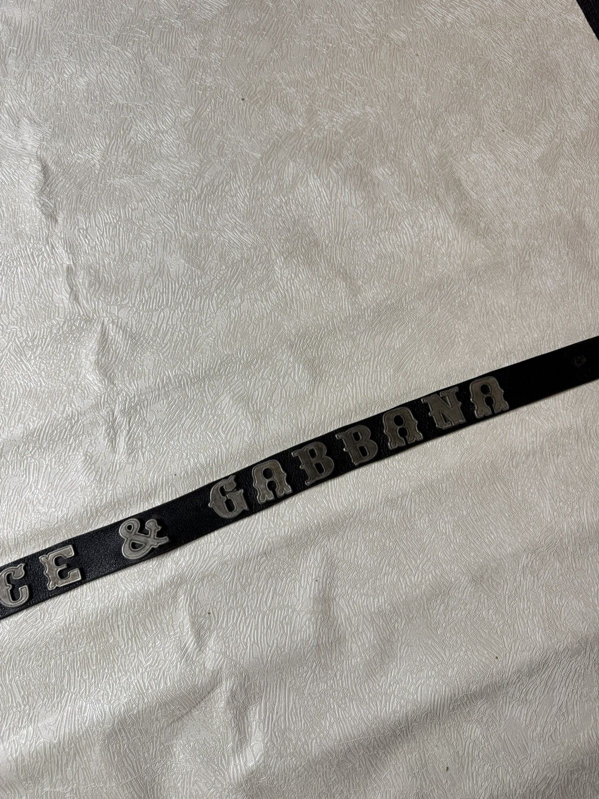Dolce & Gabbana DOLCE & GABBANA VINTAGE LEATHER BELT Size 42 - 4 Thumbnail