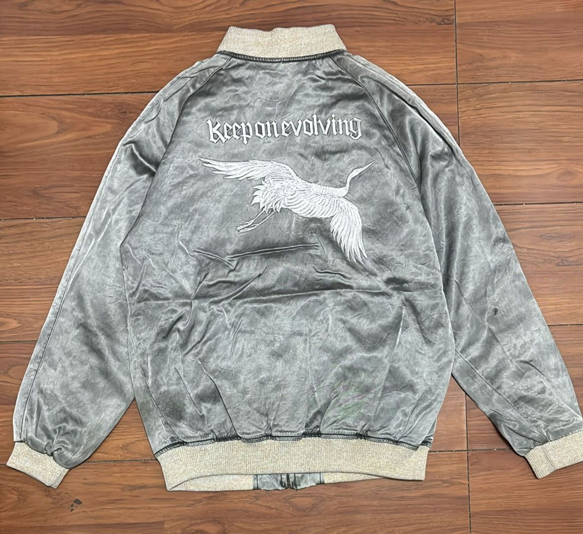 CABANE de ZUCCa Vintage Cabane De Zucca “Keep on Evolving” Sukajan Jacket Size US XL / EU 56 / 4 - 1 Thumbnail