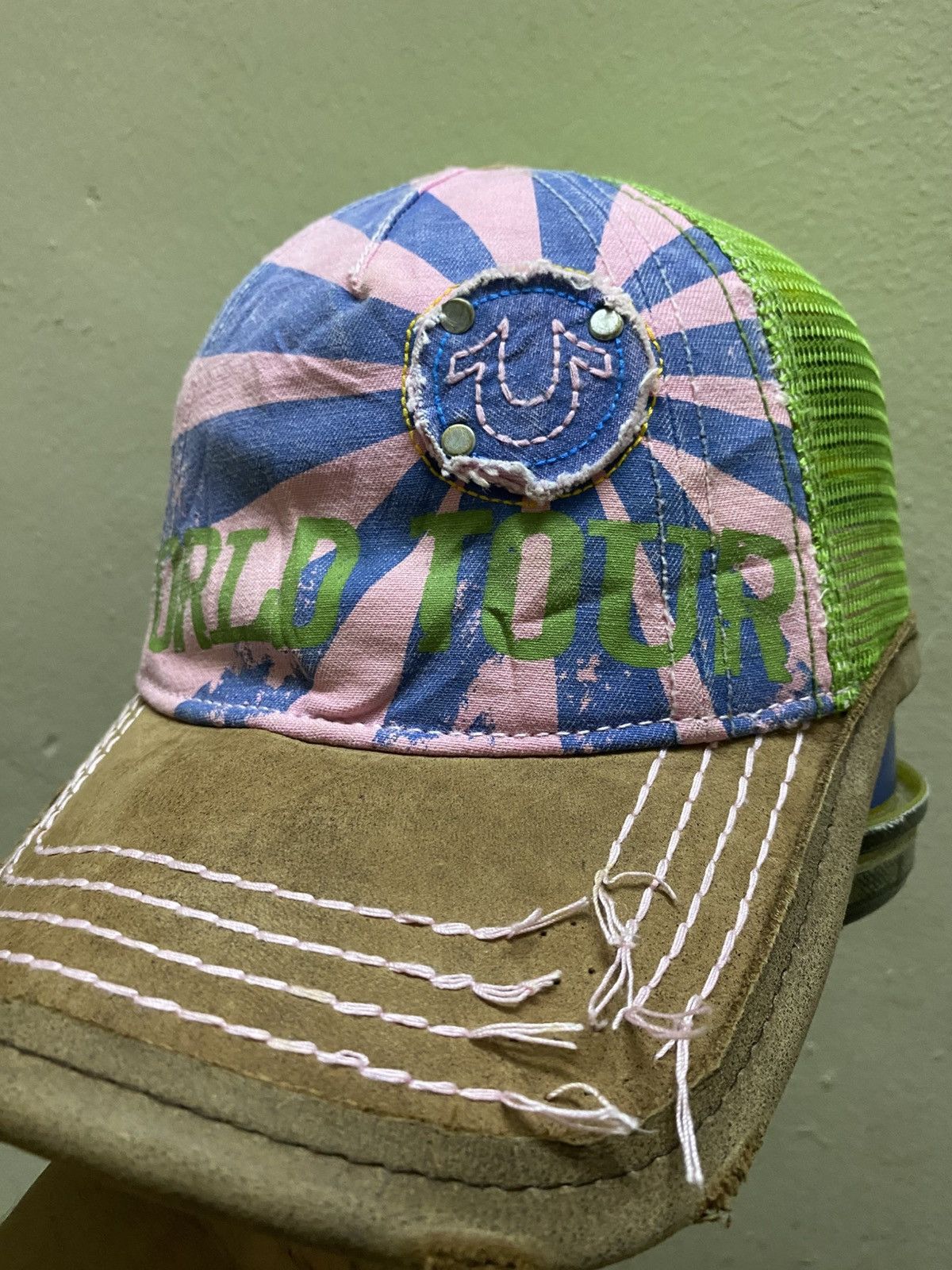 Japanese Brand Vintage True Religion Distressed design very rare Size ONE SIZE - 2 Thumbnail