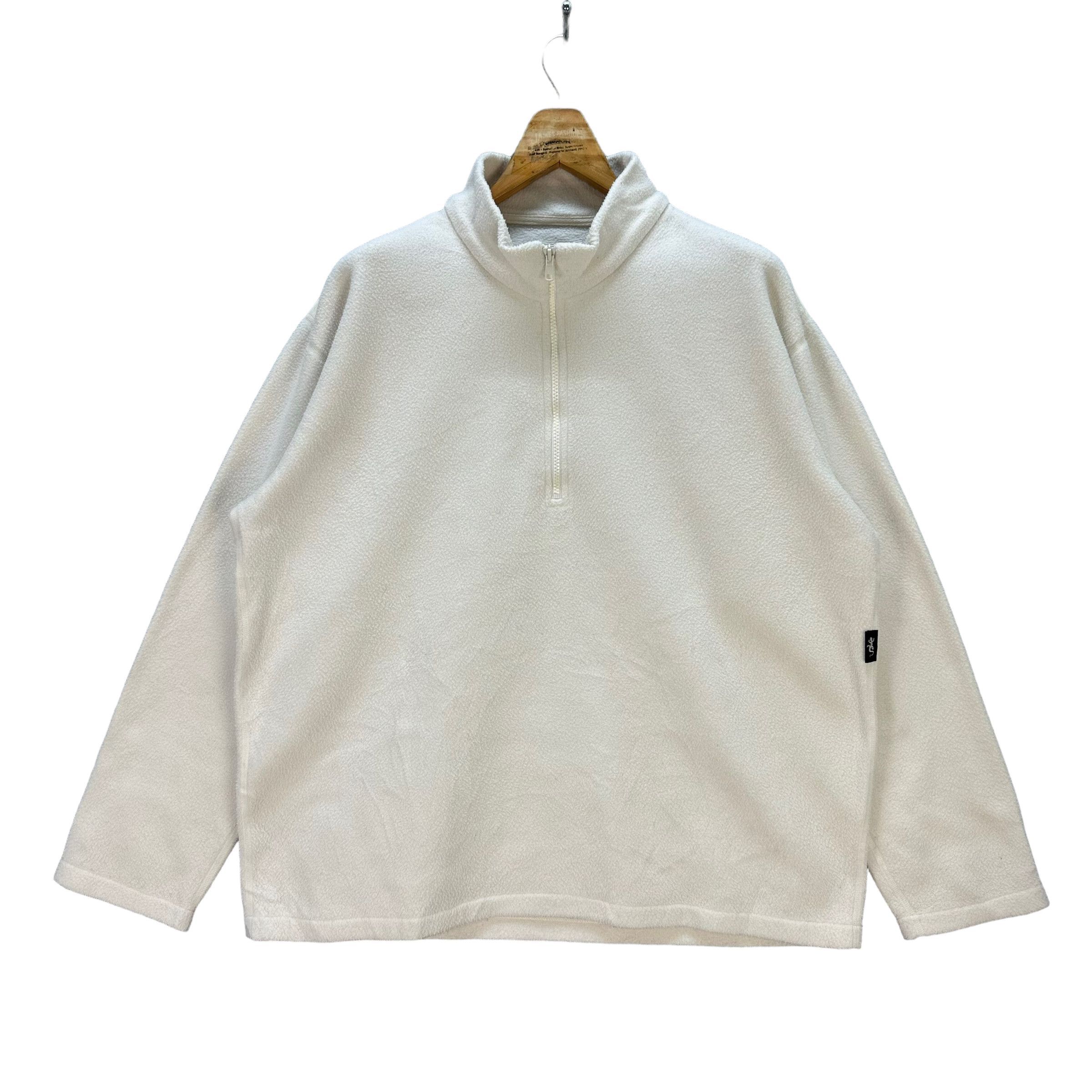 Agnes B. × Designer × Vintage AGNES B PARIS HALF ZIP TURTLE NECK 