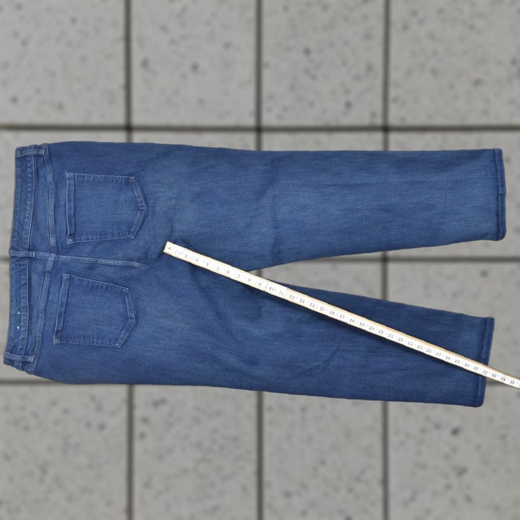Vintage Lane Bryant Signature Fit Mid-Rise Straight Leg Jeans Blue Denim Size 20L Plus Cotton Denim 5-Pocket Stretch Women Modern Straight jeans for Women Size 42" / US 20 - 1 Thumbnail