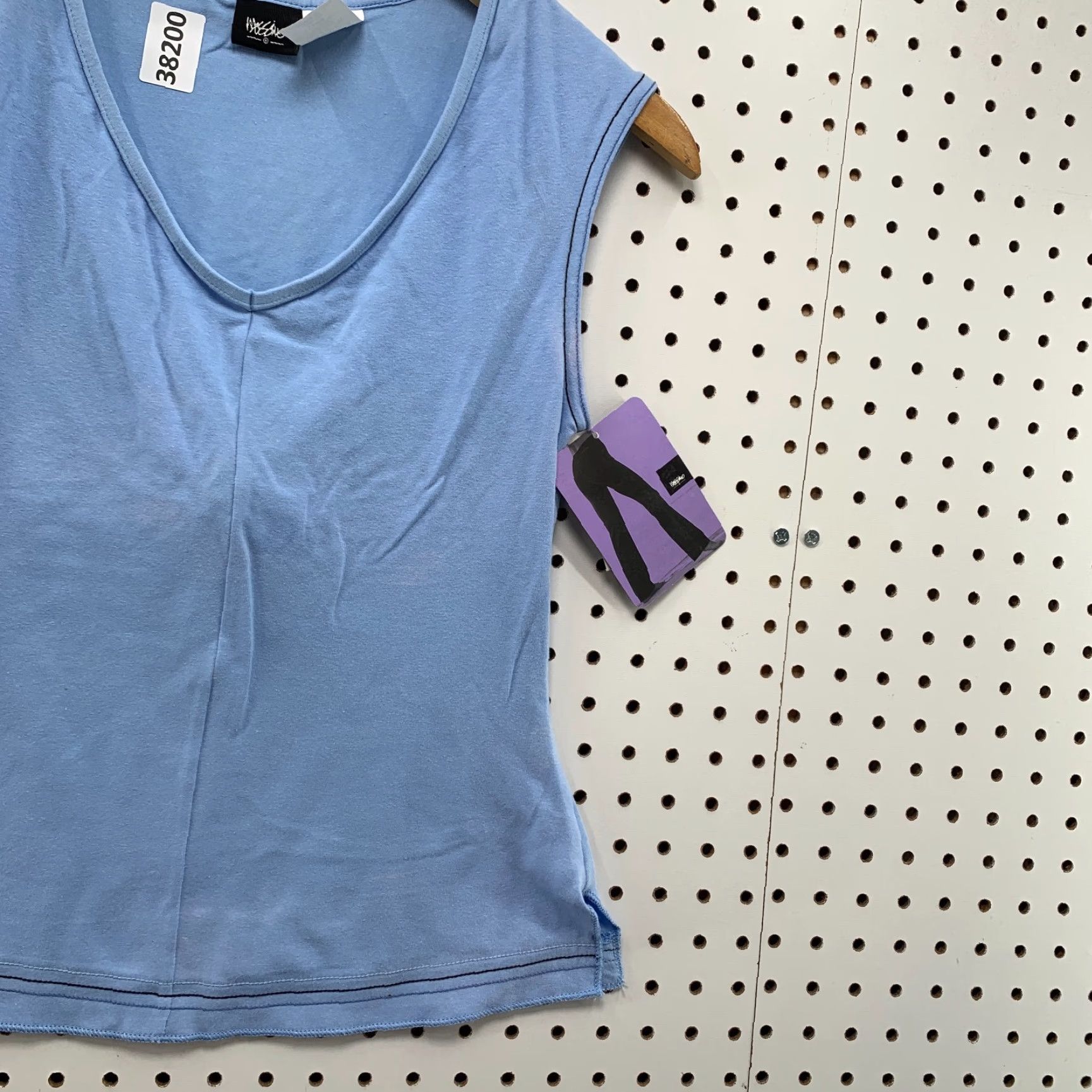 Mossimo VINTAGE Mossimo Sleeveless Tank Top Womens Large Blue V-Neck USA 2000s NWT Size L / US 10 / IT 46 - 4 Thumbnail