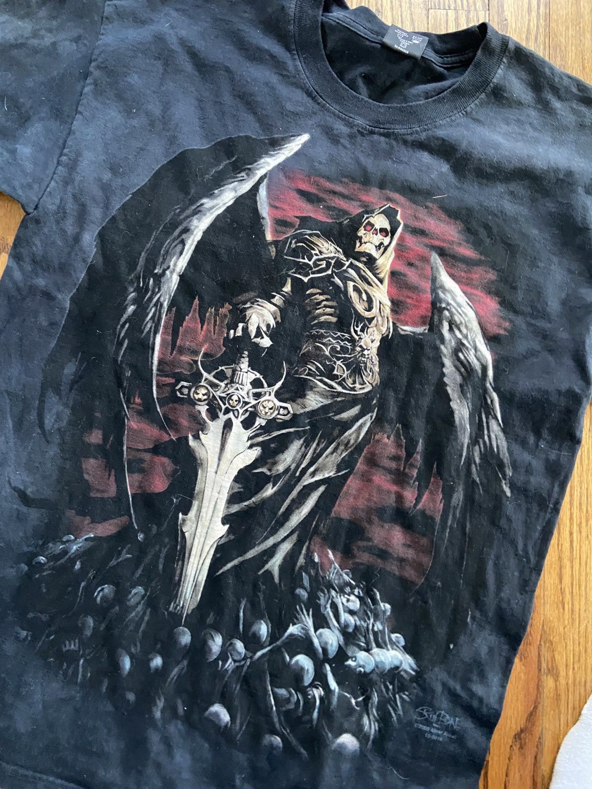 Vintage Vintage Y2K grim reaper shirt Size US L / EU 52-54 / 3 - 4 Thumbnail