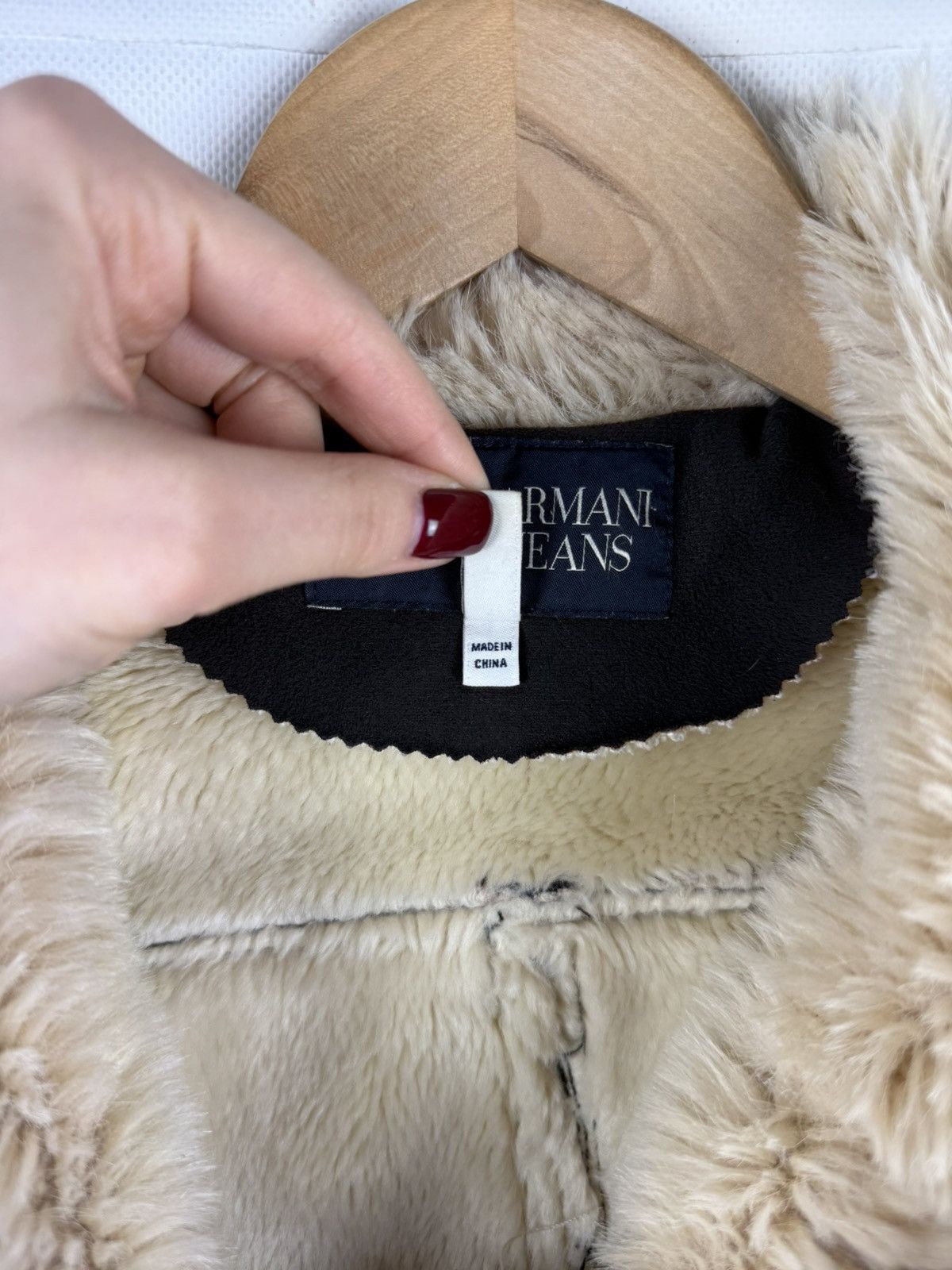 Armani Armani Jeans Ladies Faux Fur Aviator Y2K Bomber Jacket Size M / US 6-8 / IT 42-44 - 24 Thumbnail