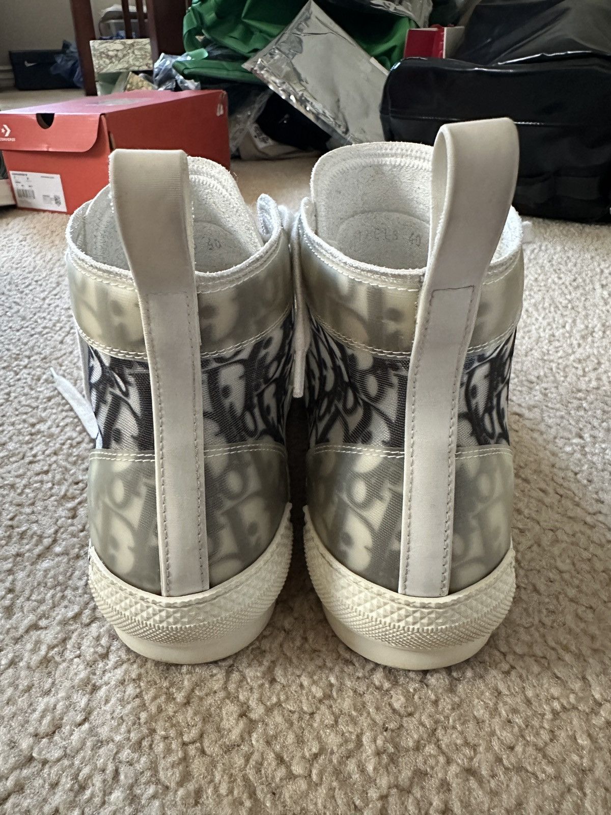 Dior Dior b23 high top Oblique Canvas sneakers size eu 40 us 8 Size US 8 / EU 41 - 10 Thumbnail