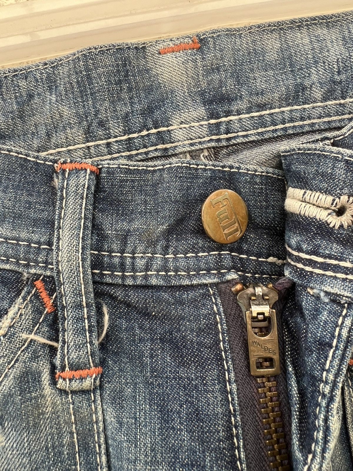 Full Count & Co. Vintage Full Count Japan Painter Denim Double Knee Work Pant Size US 30 / EU 46 - 7 Thumbnail