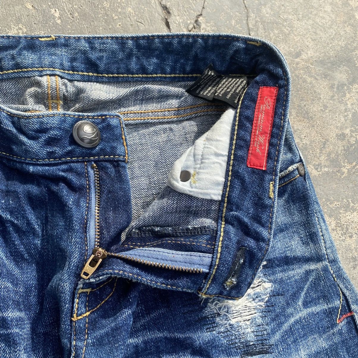 14th Addiction DOUBLE STANDARD Distressed Repaired UNDERCOVER Jeans Size US 27 - 14 Thumbnail