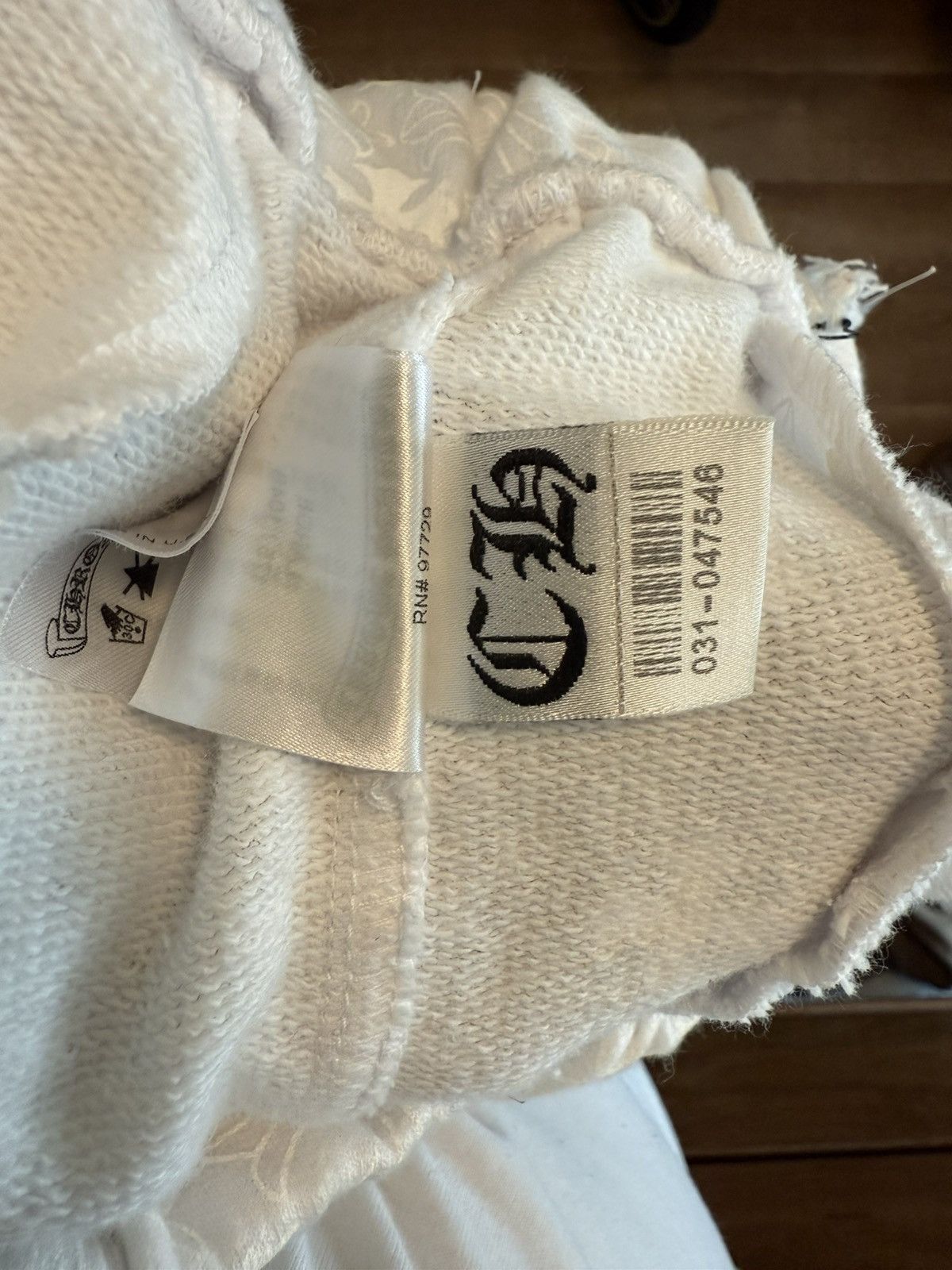 Chrome Hearts Chrome Hearts White Monogram Sweatpants Size US 34 / EU 50 - 9 Thumbnail