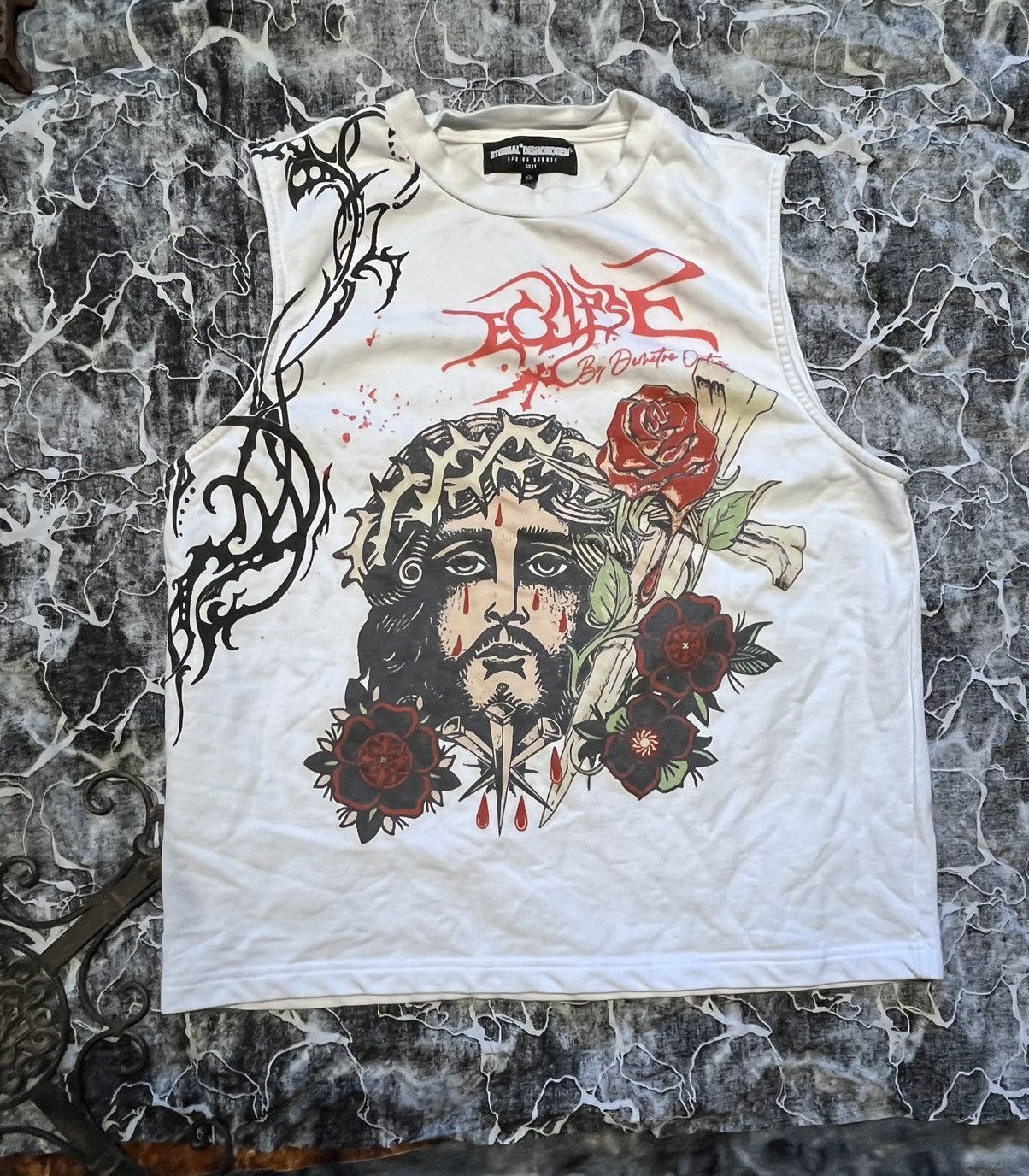 Eternal Eternal Artwear Jesus Tank Top White Size US XL / EU 56 / 4 - 1 Thumbnail