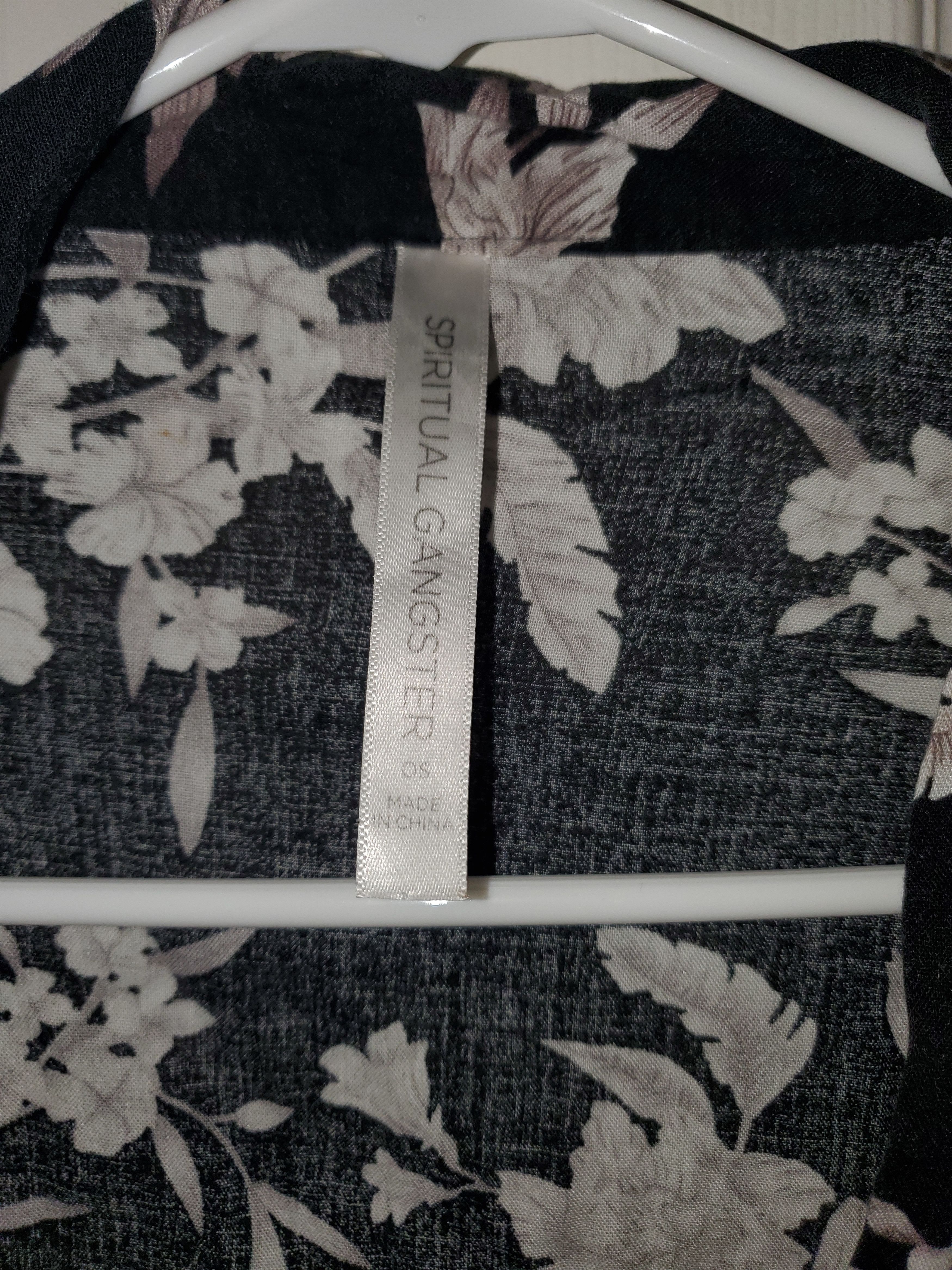 Spiritual Gangster Floral tie front kimono (OS) Size ONE SIZE - 4 Thumbnail