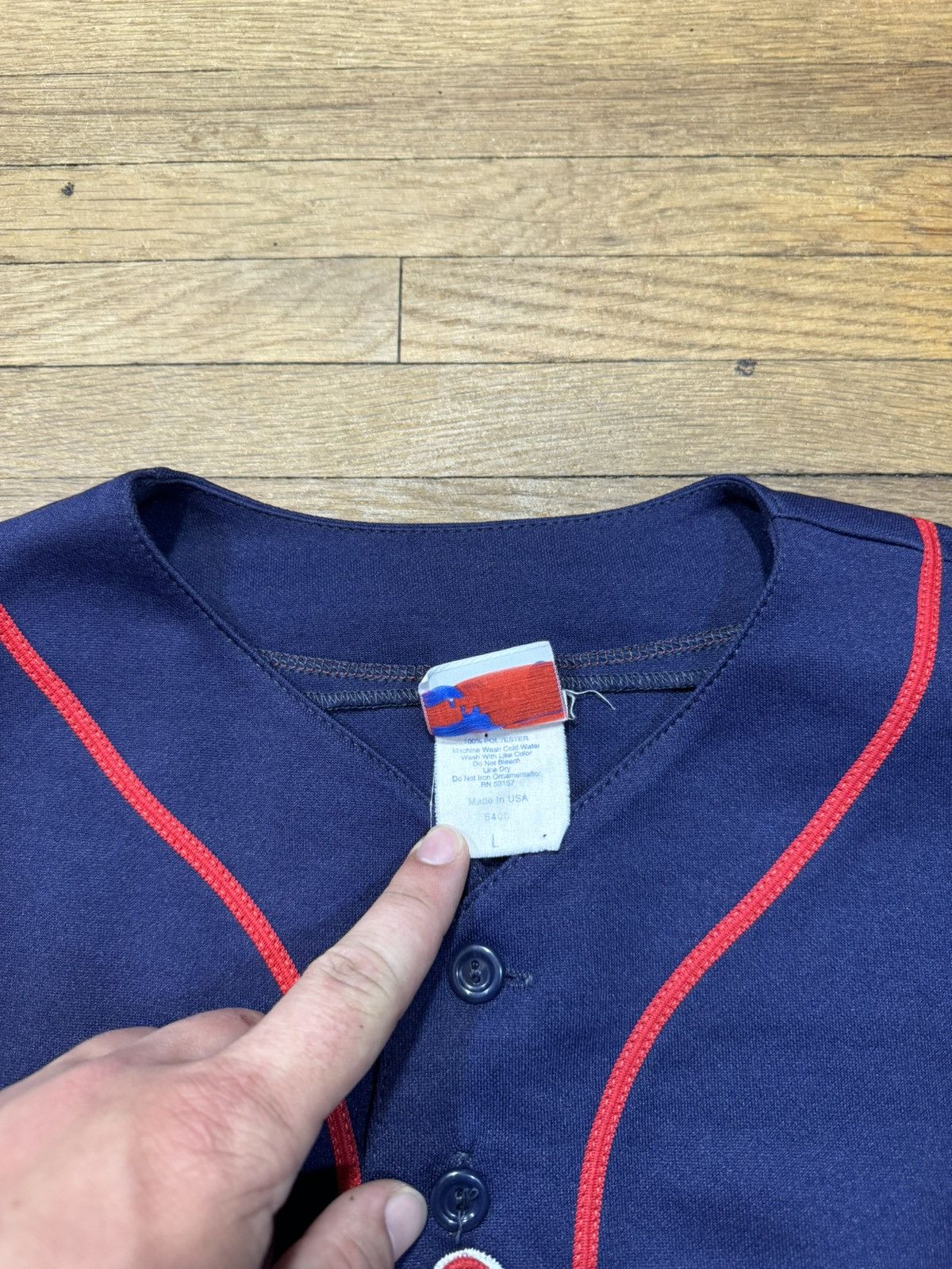 MLB × Majestic Vintage Minnesota Twins Jersey Size US L / EU 52-54 / 3 - 3 Thumbnail