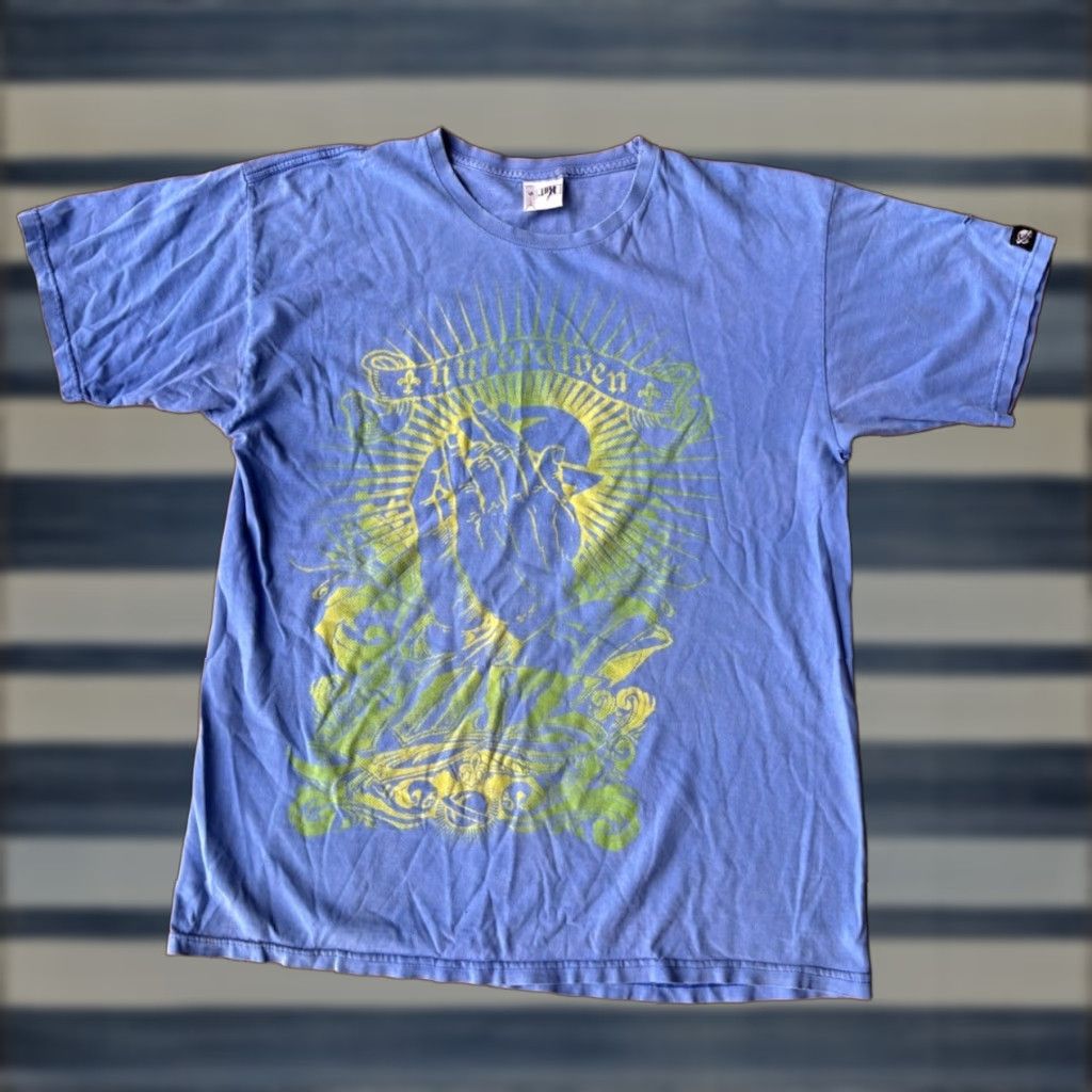 Vintage VINTAGE Lost Unforgiven Surfboards Skateboards T Shirt XL Blue Crew Neck Short Sleeve Men 90s Surf Size US XL / EU 56 / 4 - 1 Thumbnail