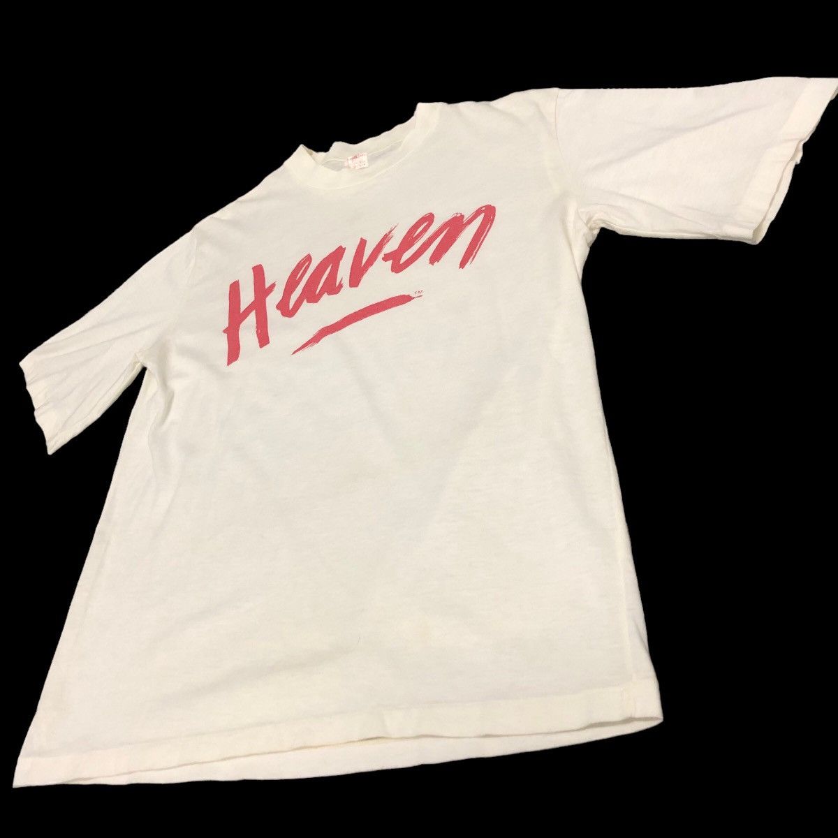 Vintage Original Vtg 80s Heaven Century City Pop Culture Ref. Tshirt Size US S / EU 44-46 / 1 - 4 Thumbnail