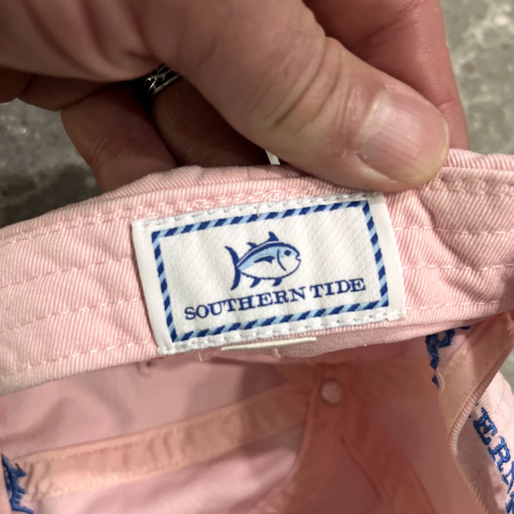 Southern Tide SOUTHERN TIDE Skipjack Pink Collegiate Clemson Hat Baseball Cap Unisex Adults Adjustable Pink Clemson Hat Size ONE SIZE - 7 Thumbnail