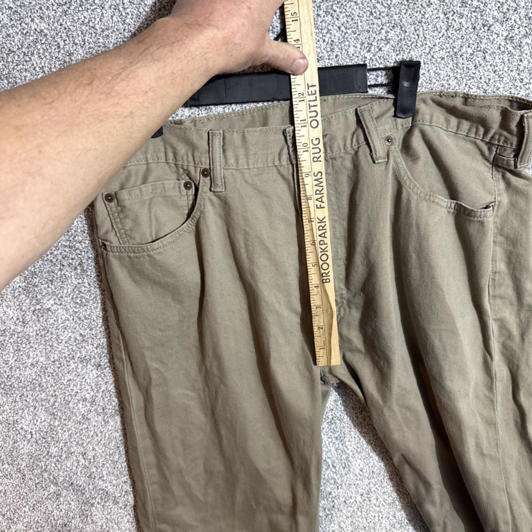 Levi's VINTAGE Levi's 550 Jeans Men 40x32 Baggy Grunge Streetwear Relaxed Straight 5-Pocket Denim Brown Cotton Casual Mens Size US 37 - 5 Thumbnail